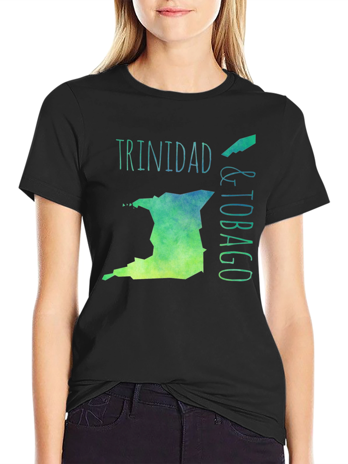Trinidad & Tobago Map T-Shirt - Caribbean Pride Tee