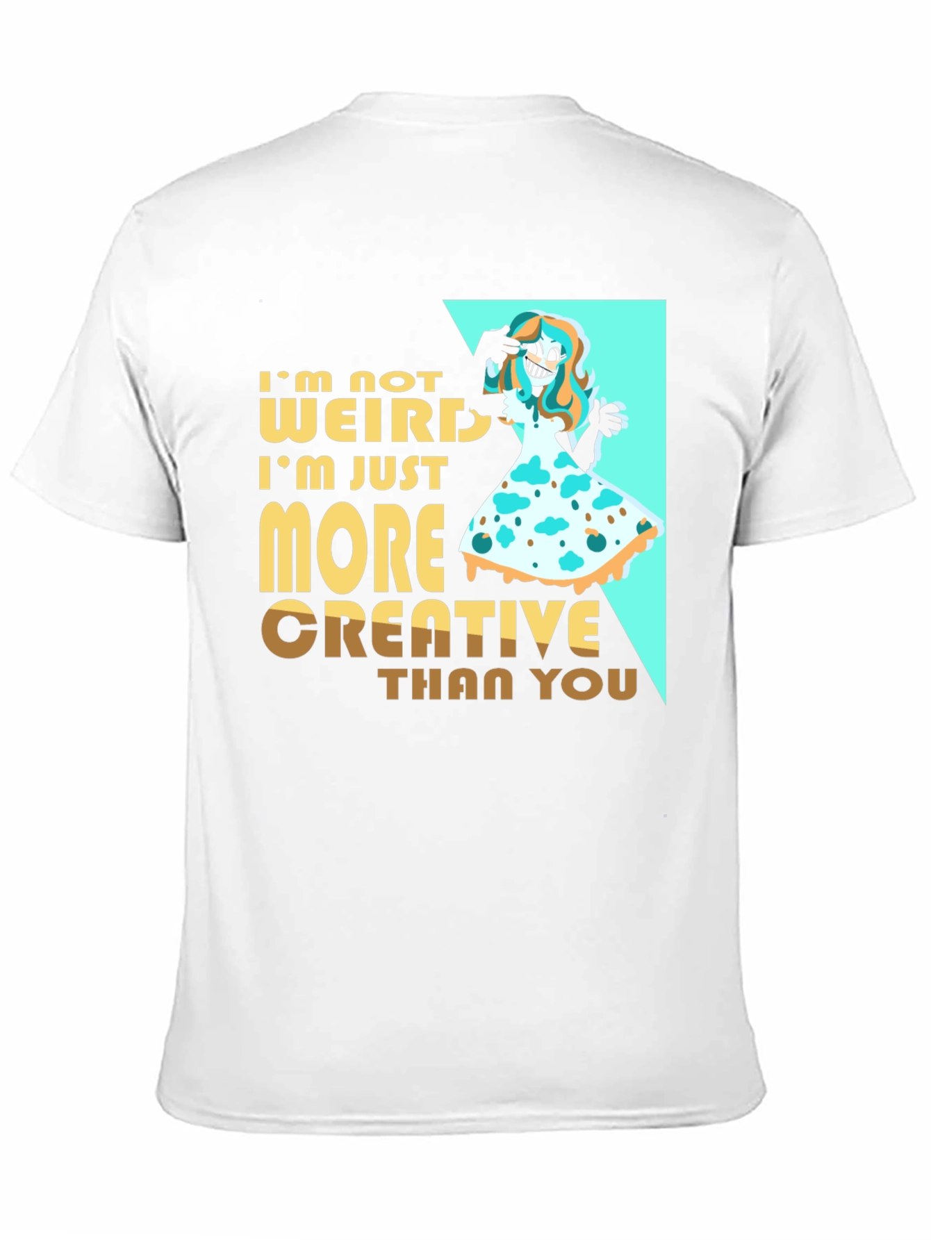 Creative Weirdo Graphic T-Shirt - Black