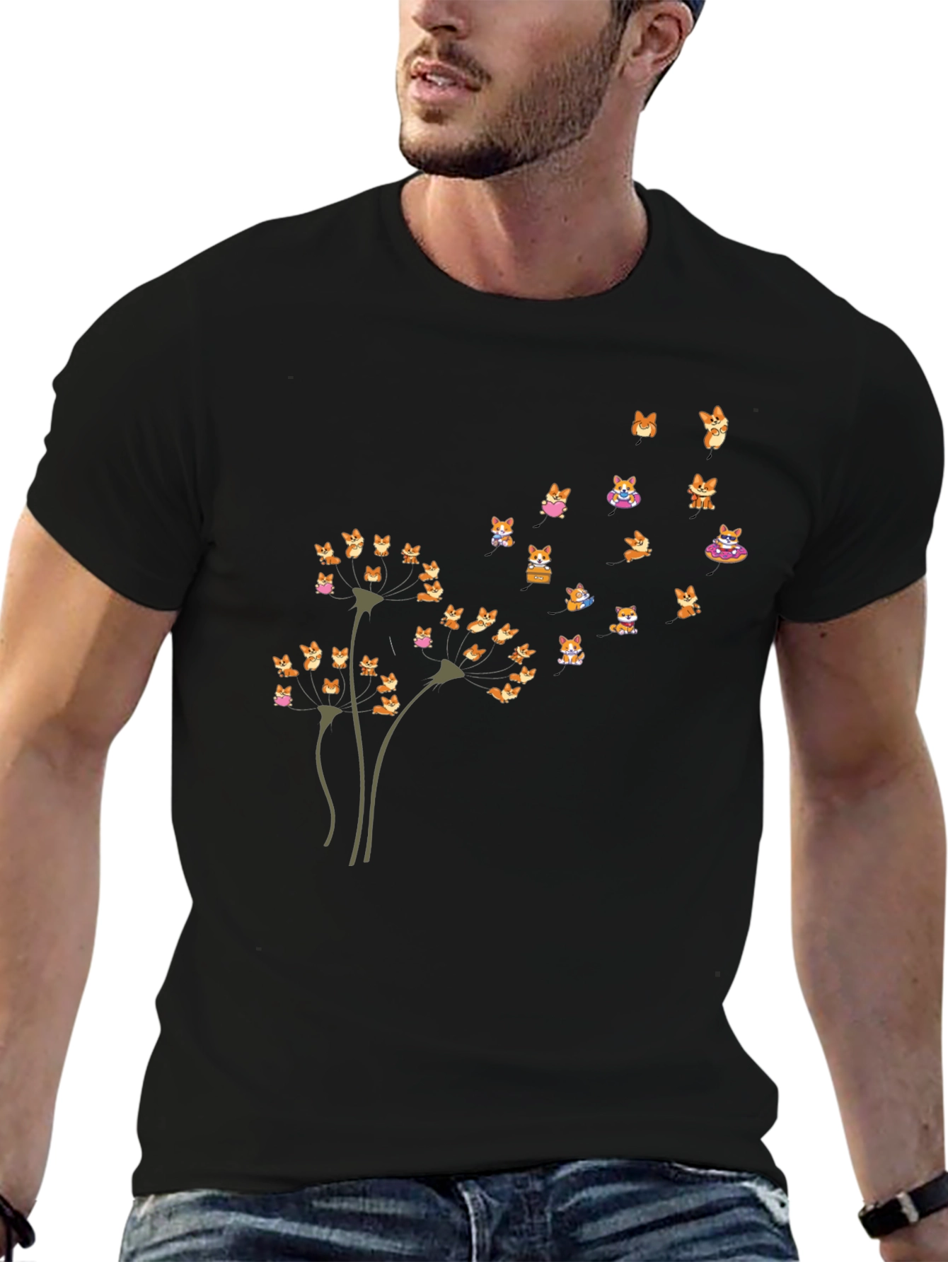 Dandelion Shiba Inu T-Shirt
