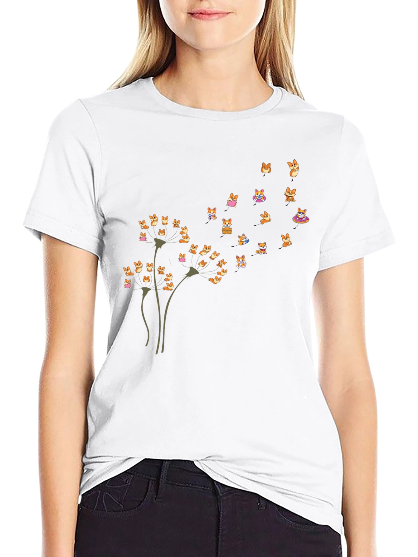 Dandelion Shiba Inu T-Shirt