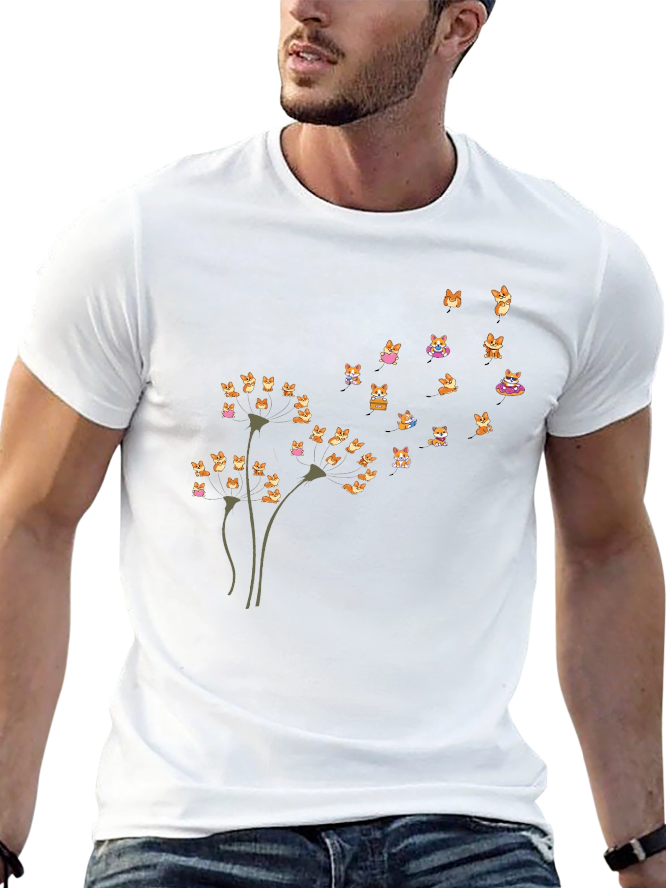 Dandelion Shiba Inu T-Shirt