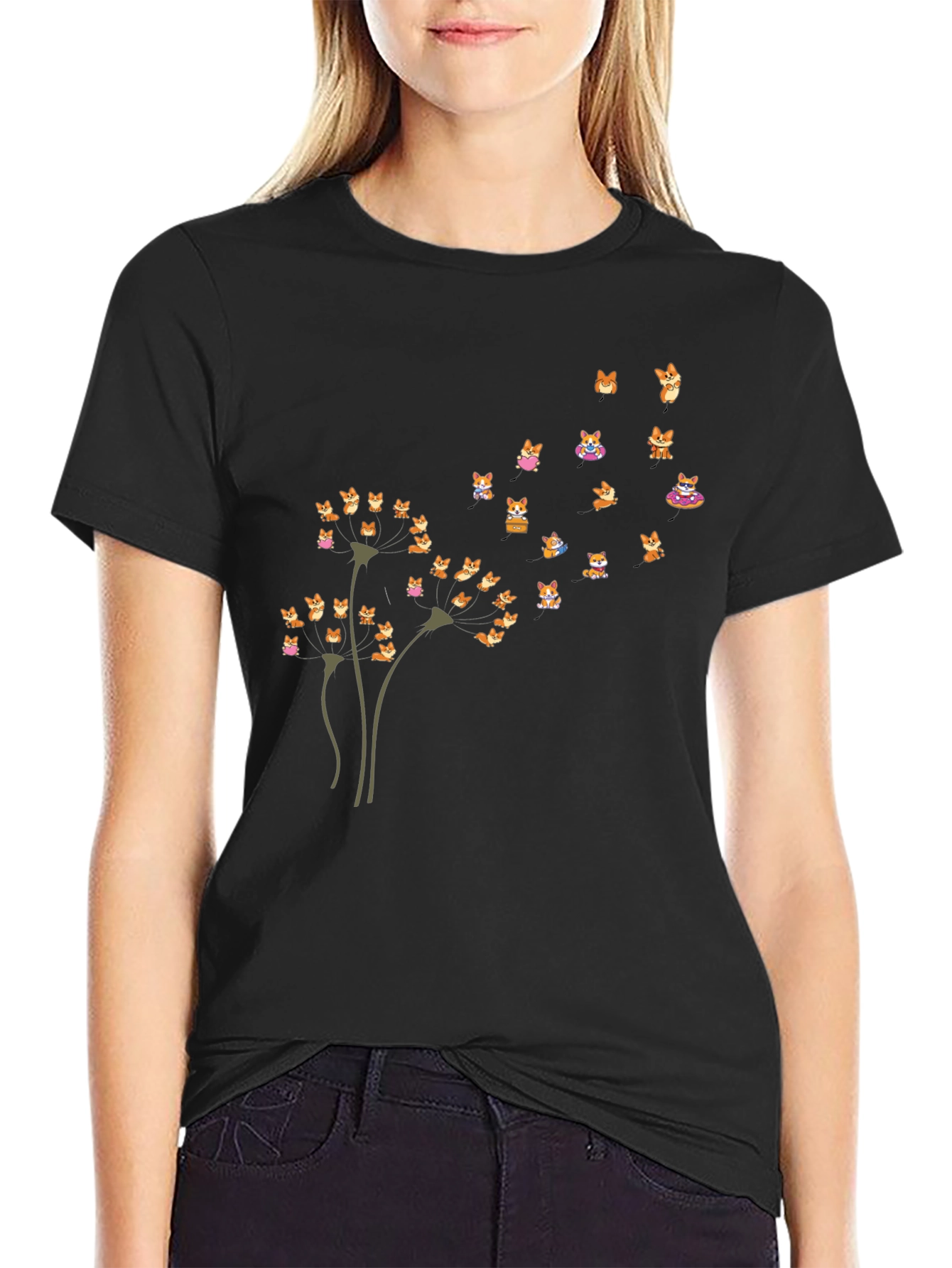 Dandelion Shiba Inu T-Shirt