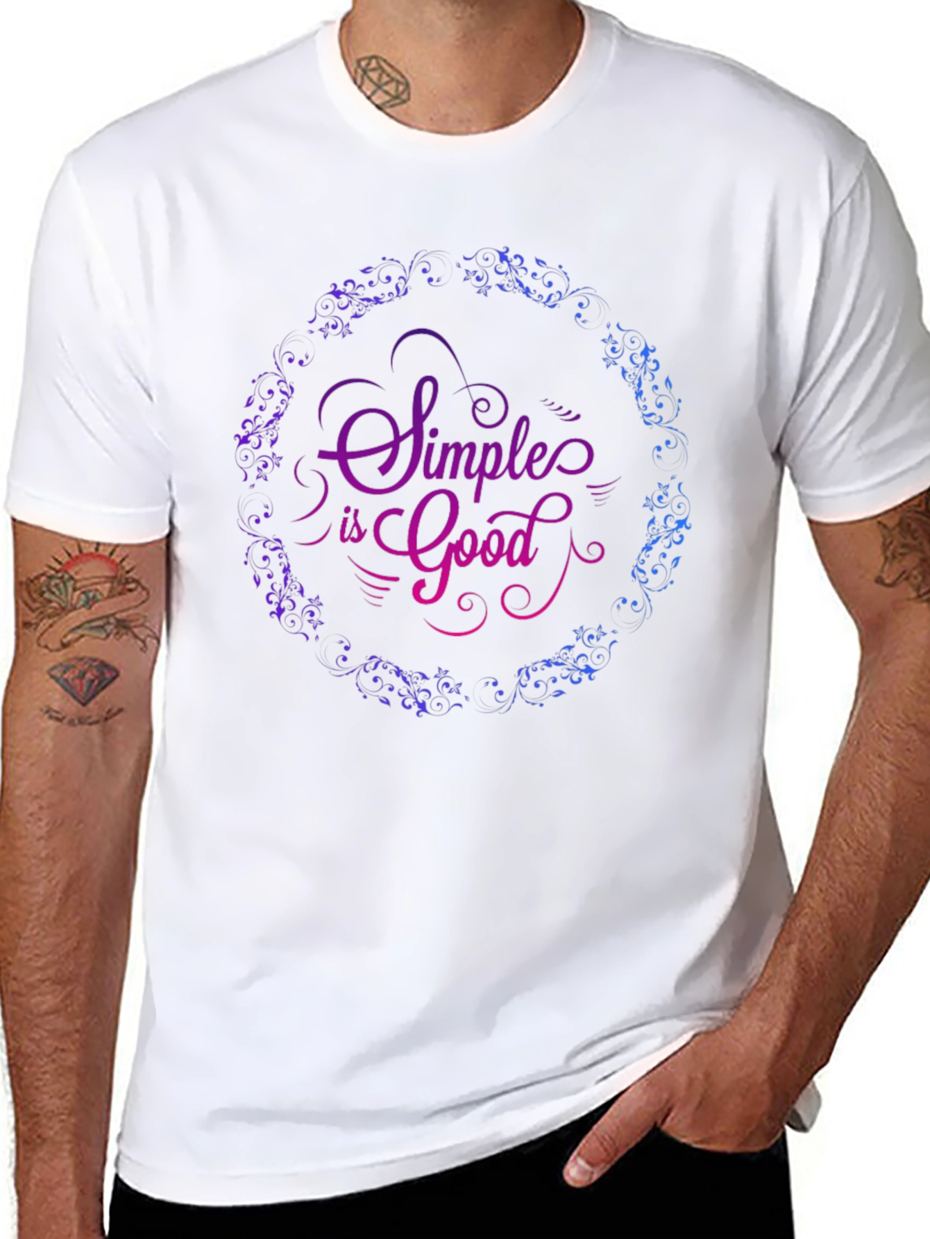 Simple is Good Graphic T-Shirt