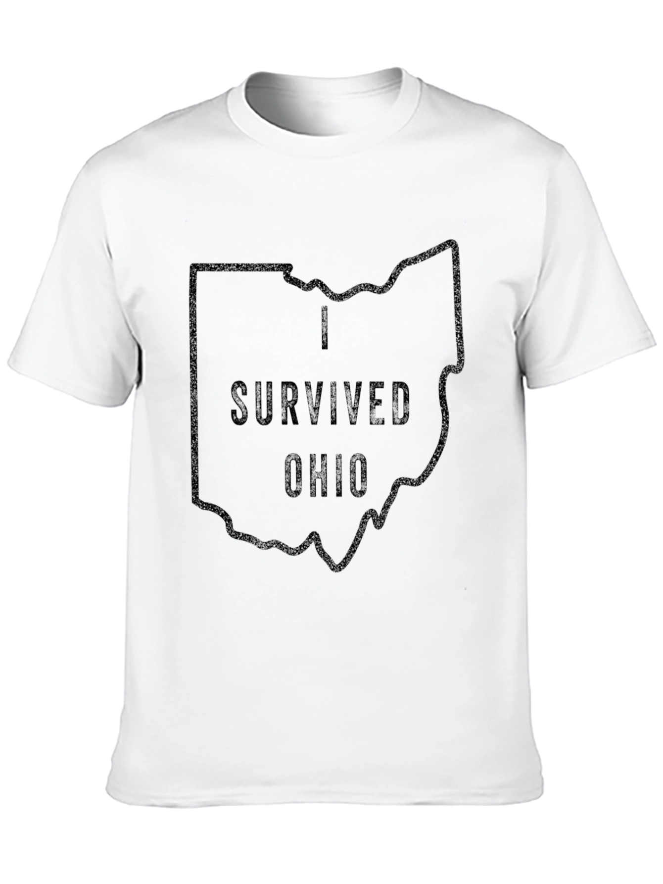 I Survived Ohio Black T-Shirt