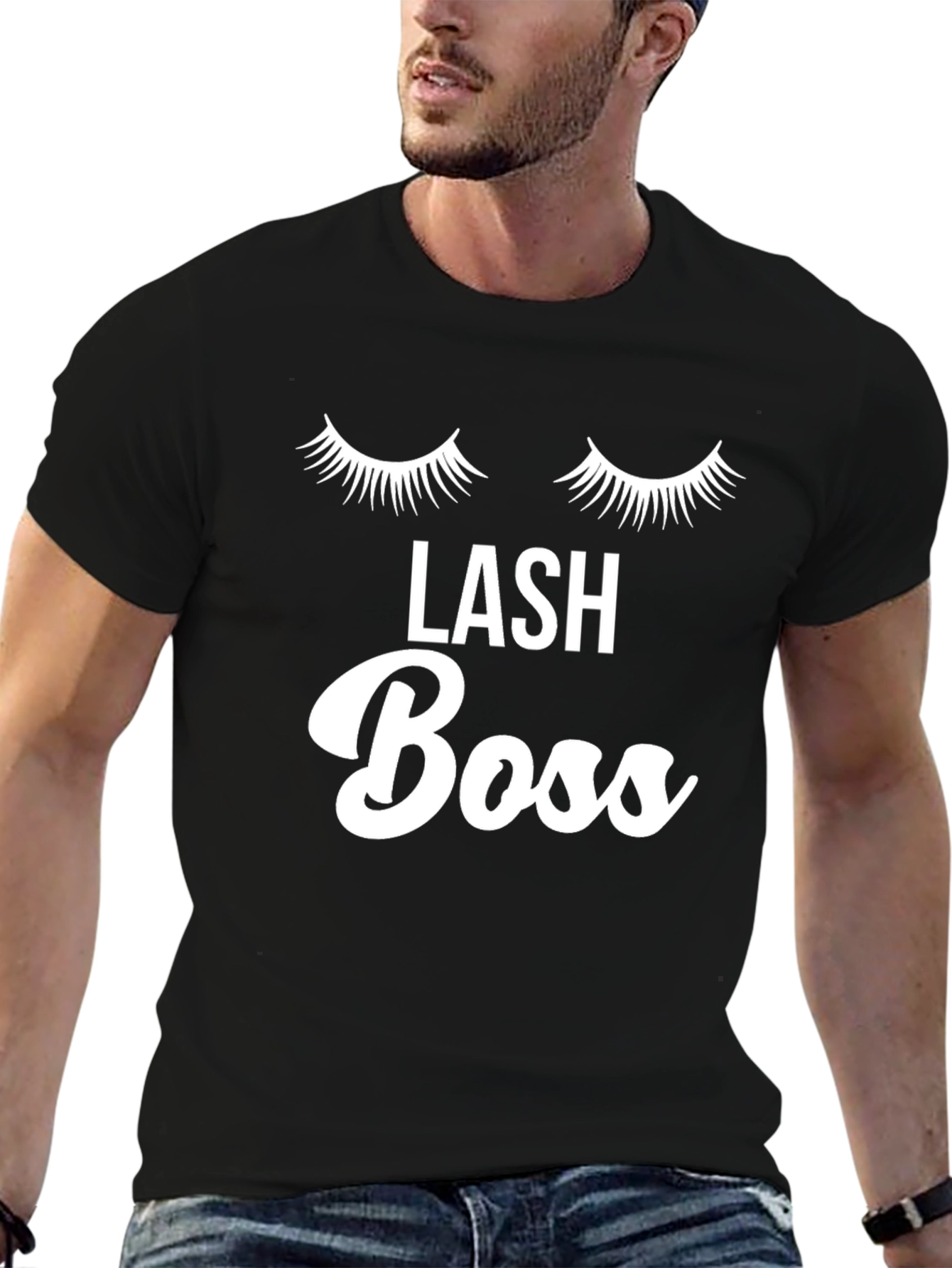 Lash Boss Graphic Tee - Stylish Eyelash Design