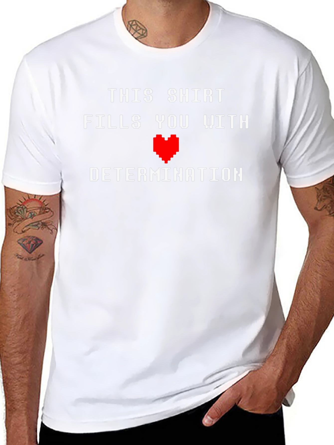 Determination T-Shirt - Gamer Style Graphic Tee