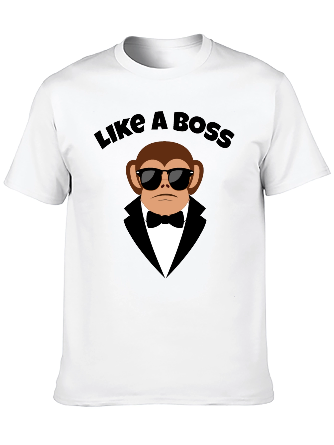 Like a Boss Monkey Tuxedo T-Shirt