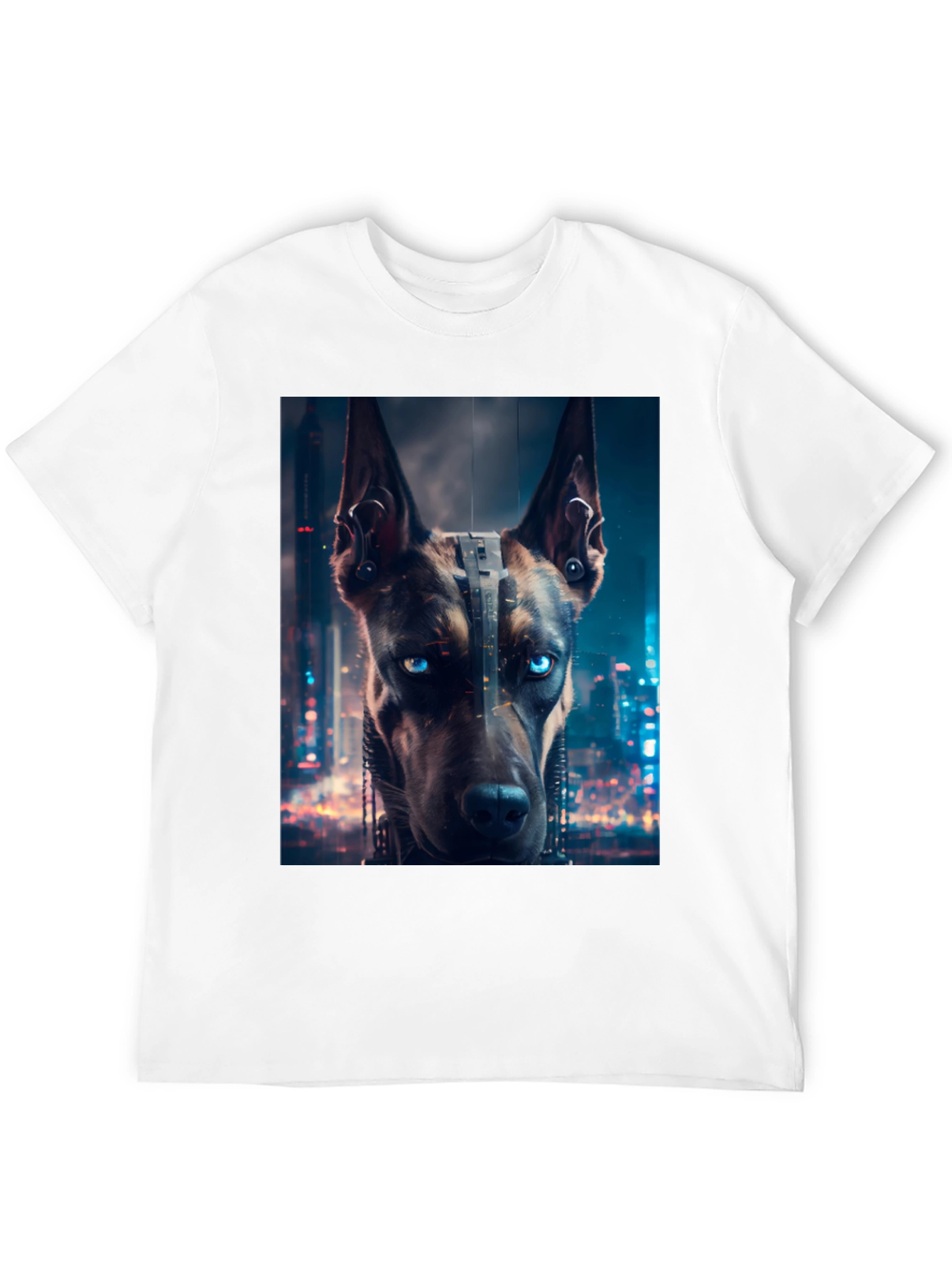 Cyberpunk Doberman T-Shirt - Urban Style