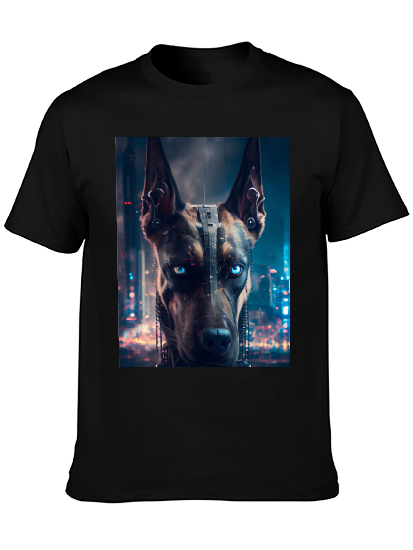 Cyberpunk Doberman T-Shirt - Urban Style