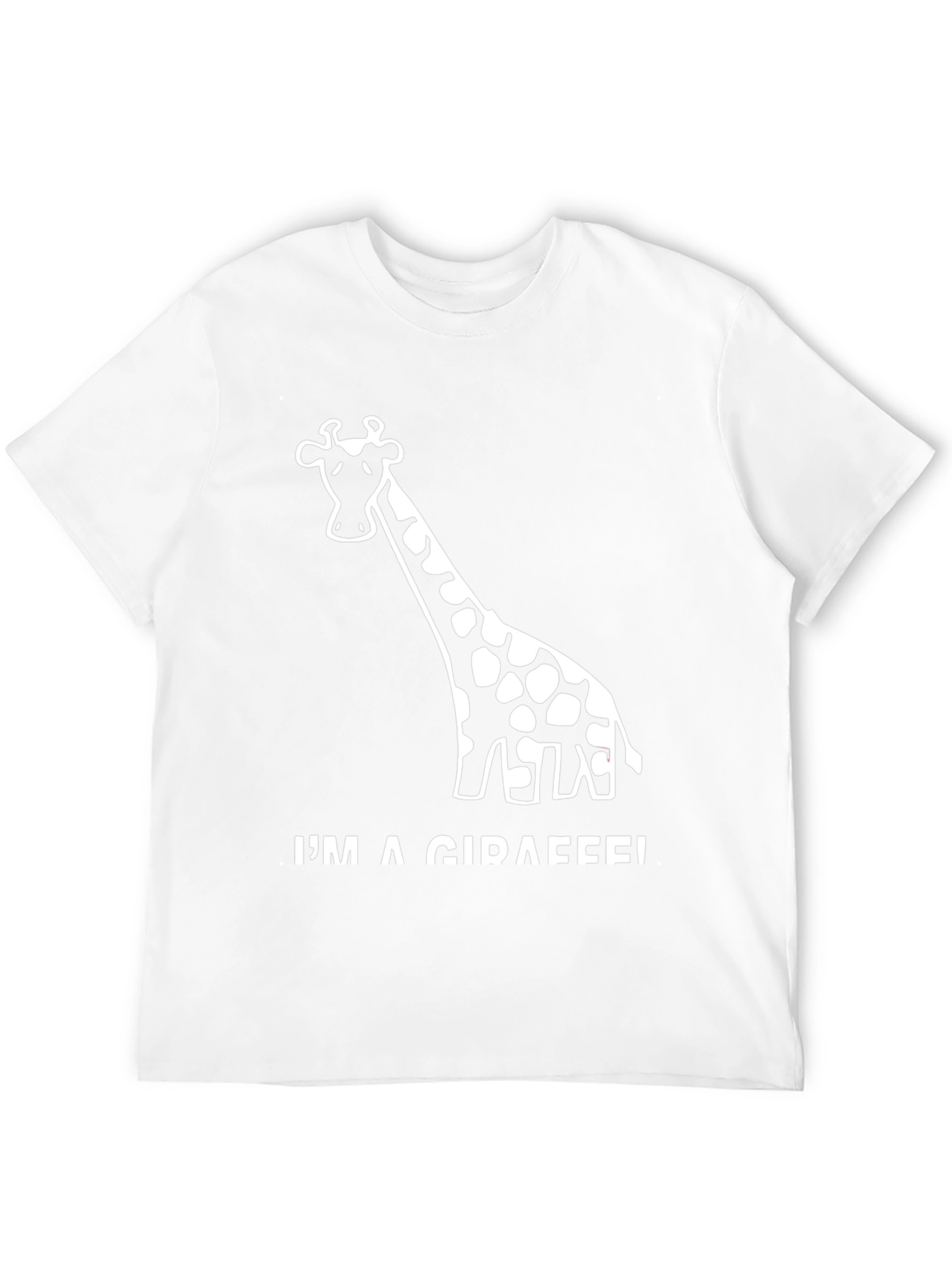 Im A Giraffe! Black Graphic Tee