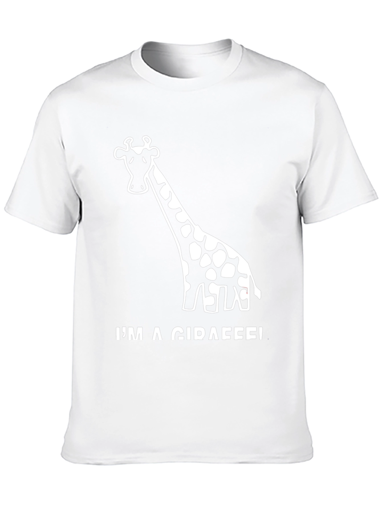 Im A Giraffe! Black Graphic Tee