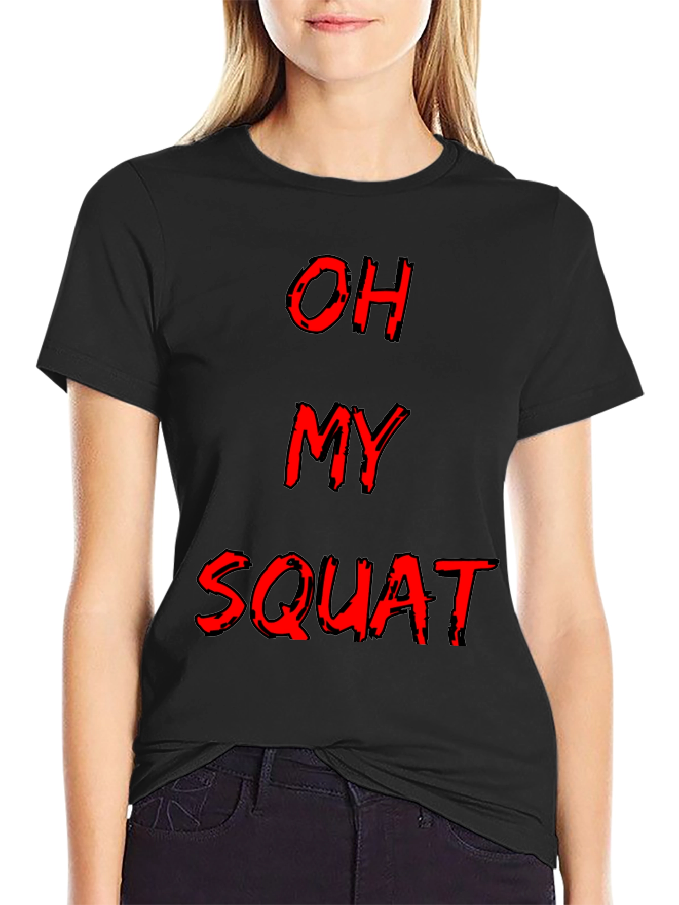 Oh My Squat Funny Gym Workout T-Shirt