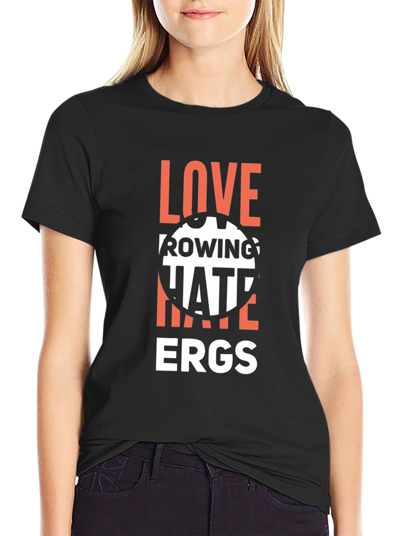 Love Rowing Hate Ergs T-Shirt