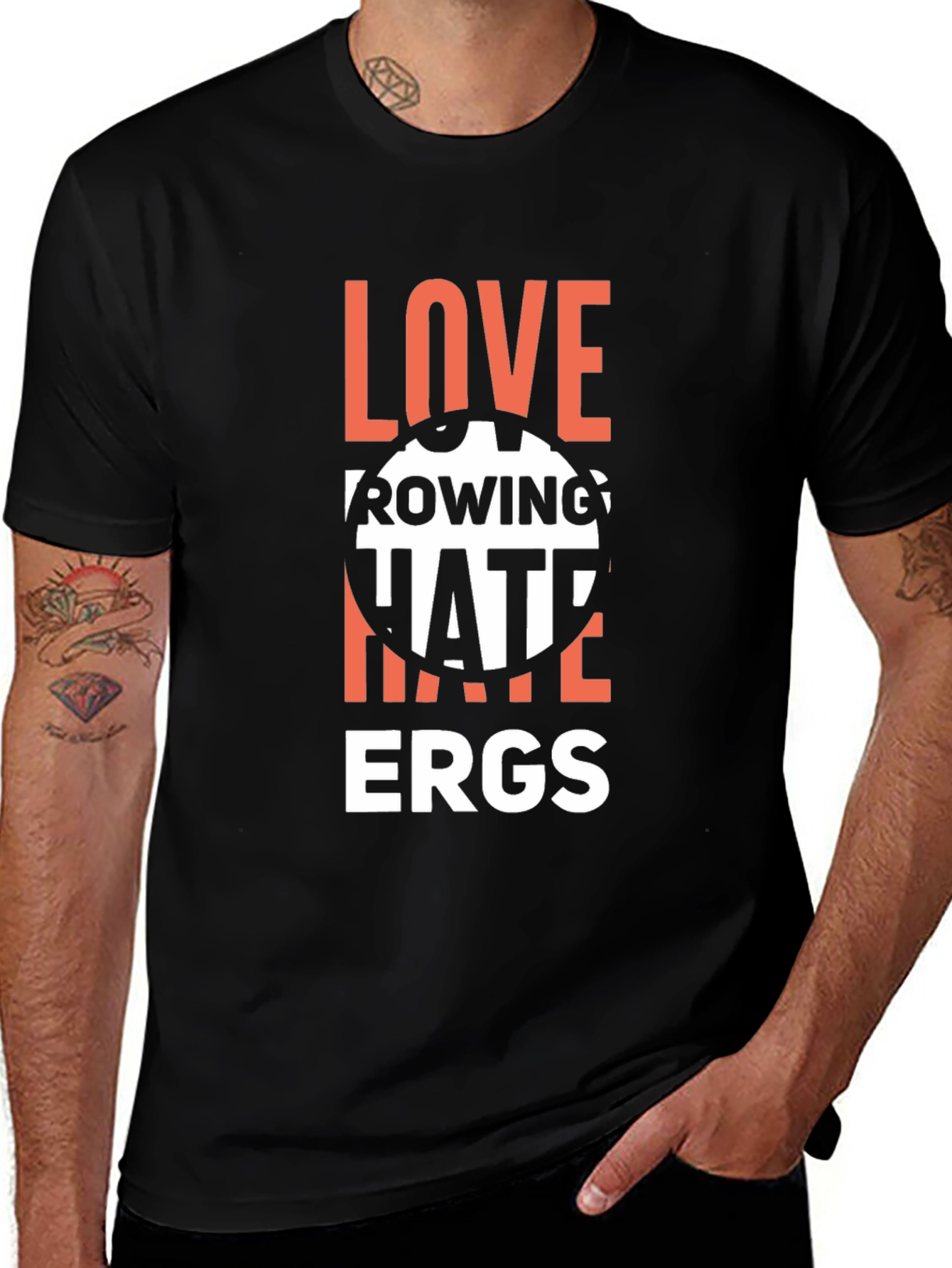 Love Rowing Hate Ergs T-Shirt