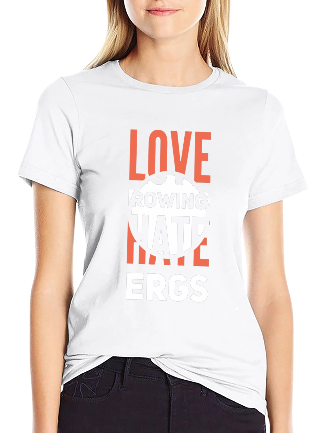 Love Rowing Hate Ergs T-Shirt