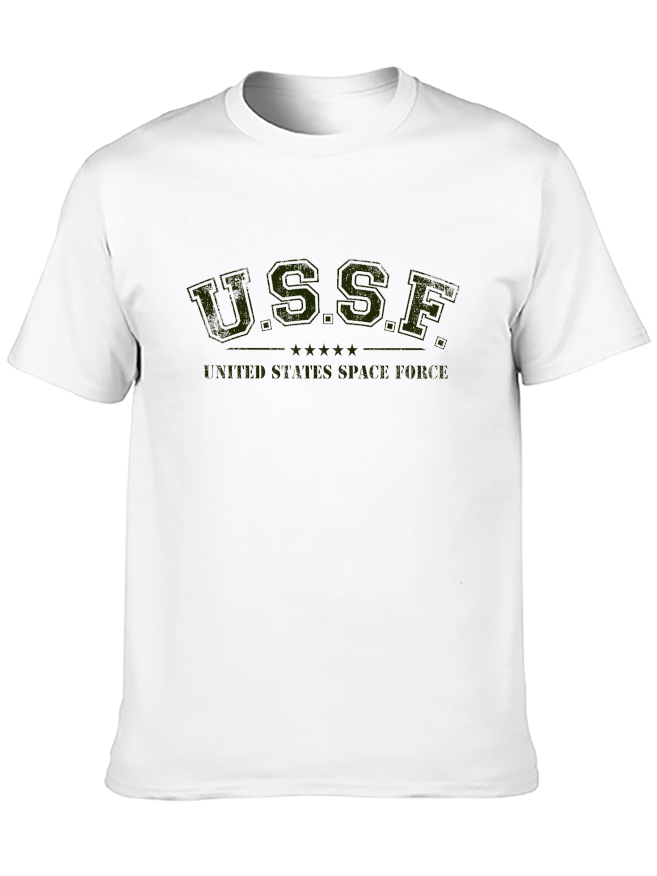 USSF United States Space Force Black T-Shirt