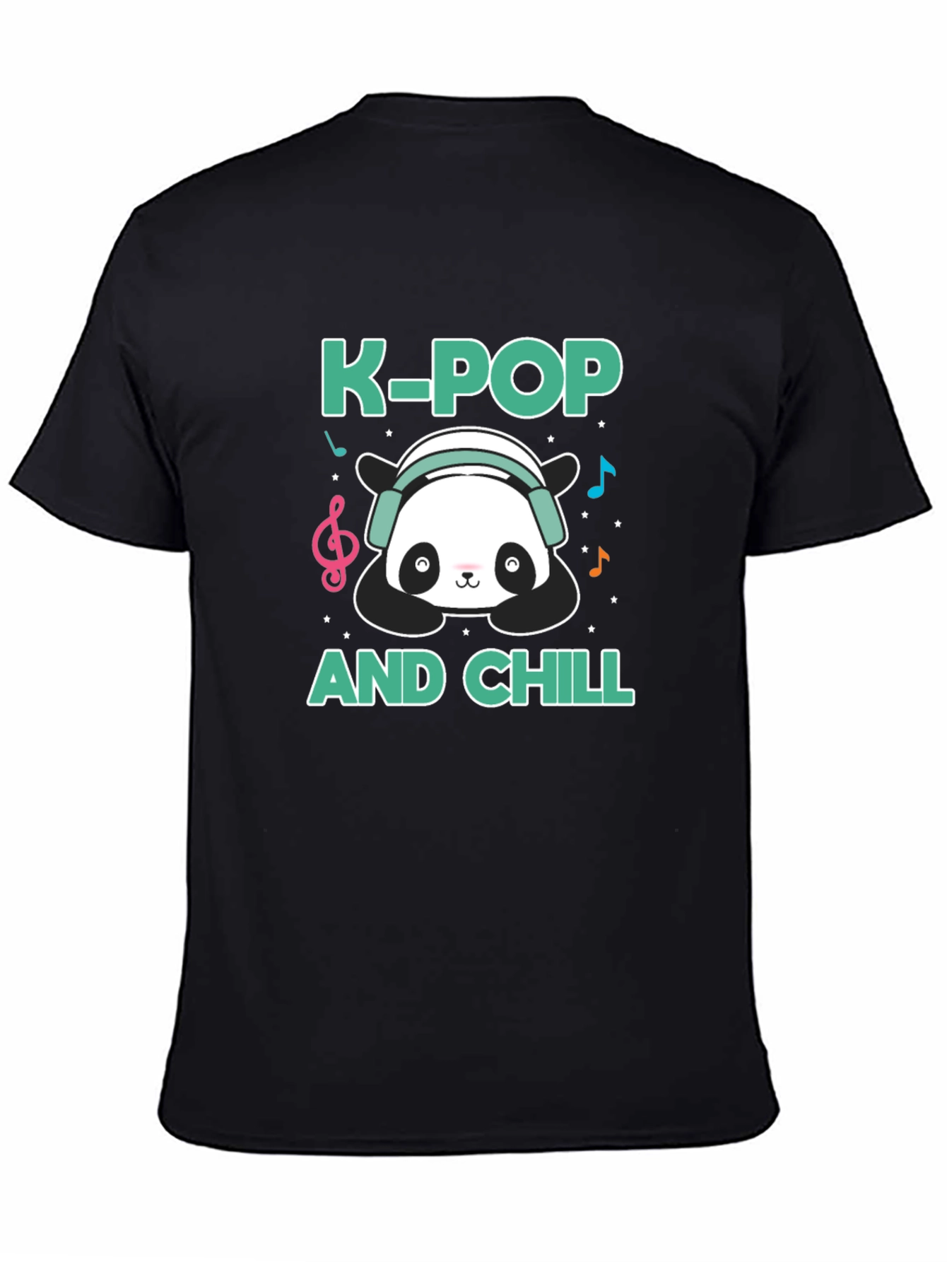 K-Pop and Chill Panda T-Shirt