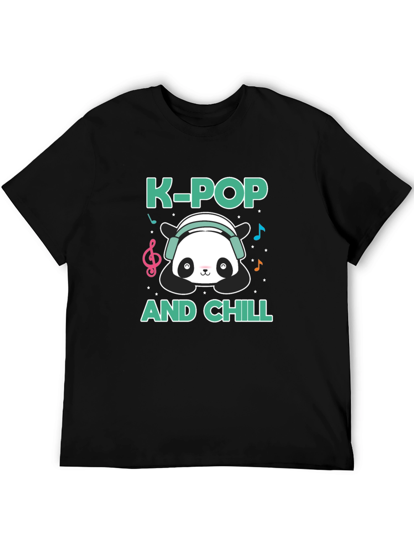 K-Pop and Chill Panda T-Shirt