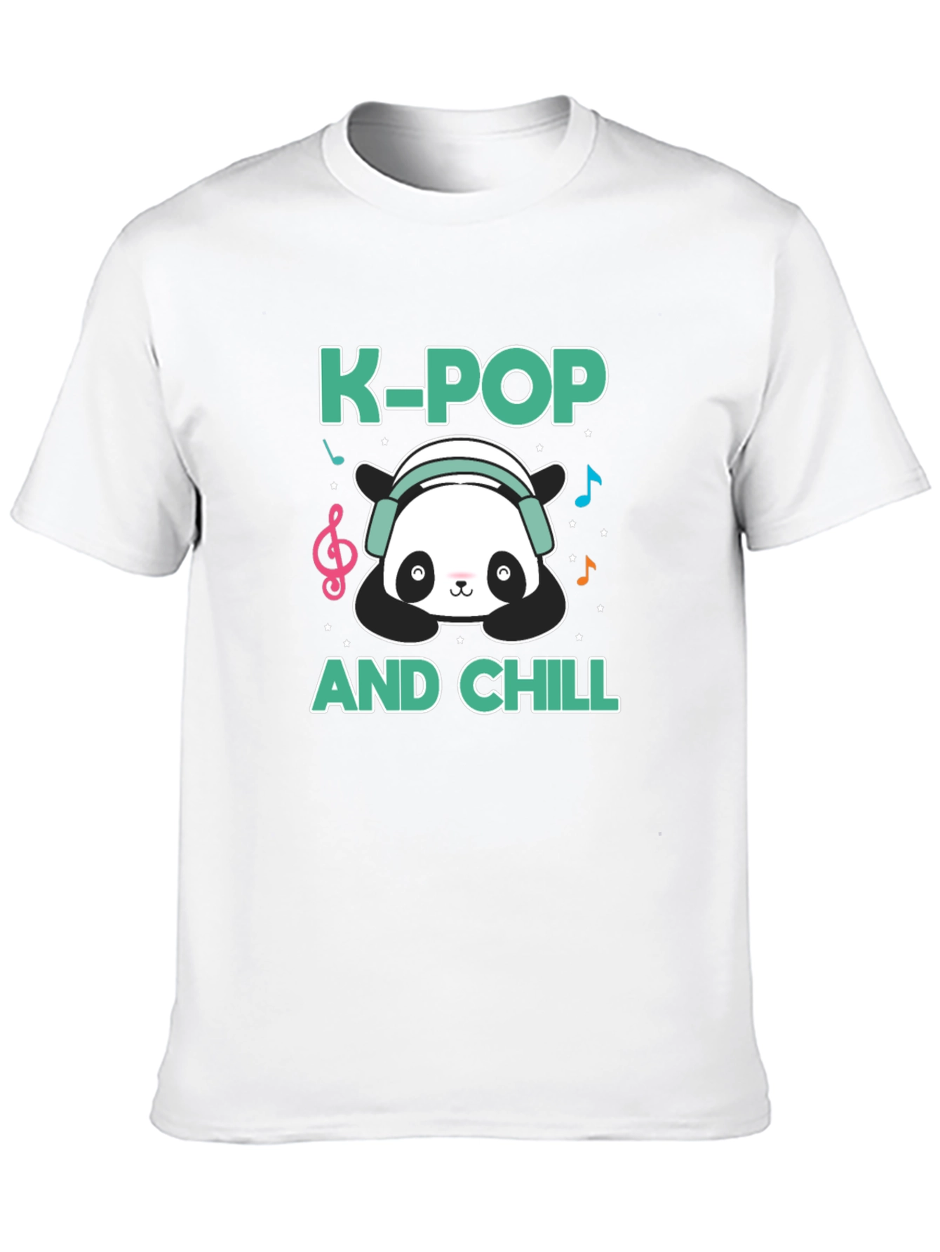 K-Pop and Chill Panda T-Shirt