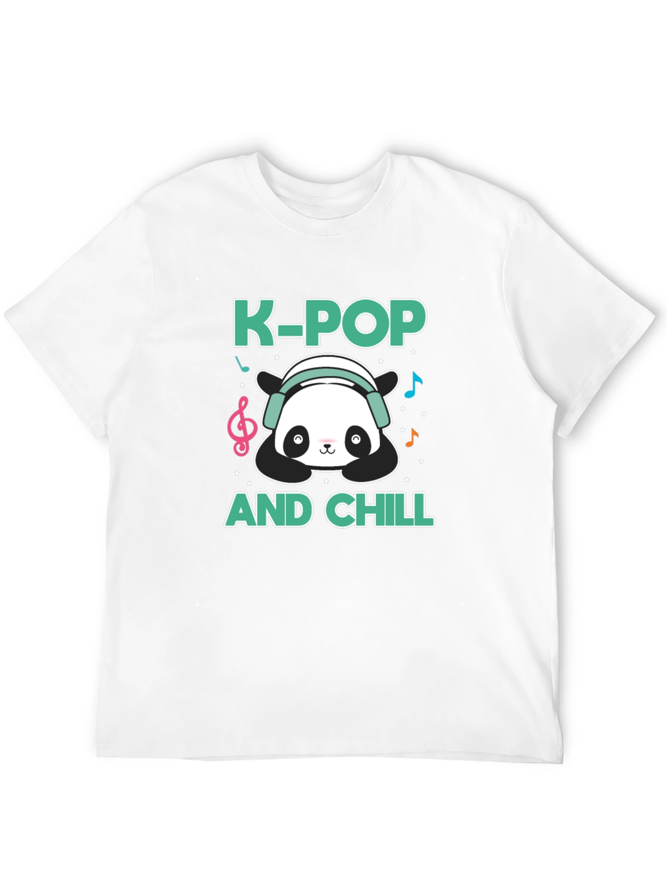 K-Pop and Chill Panda T-Shirt