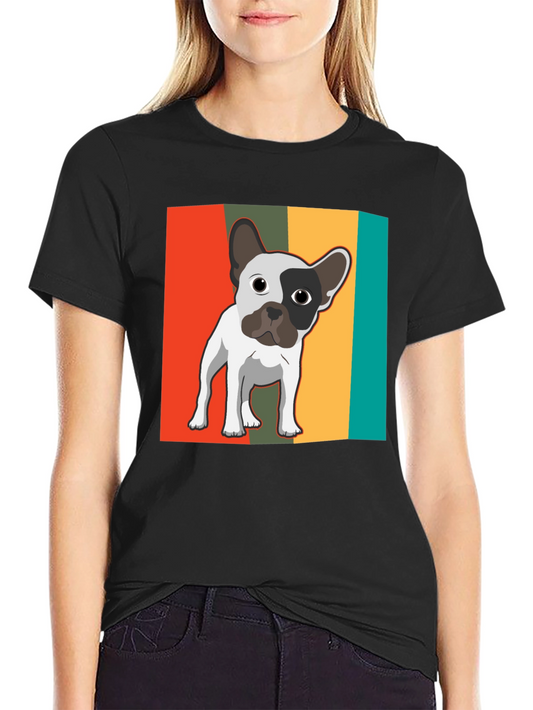 Retro French Bulldog Graphic Tee