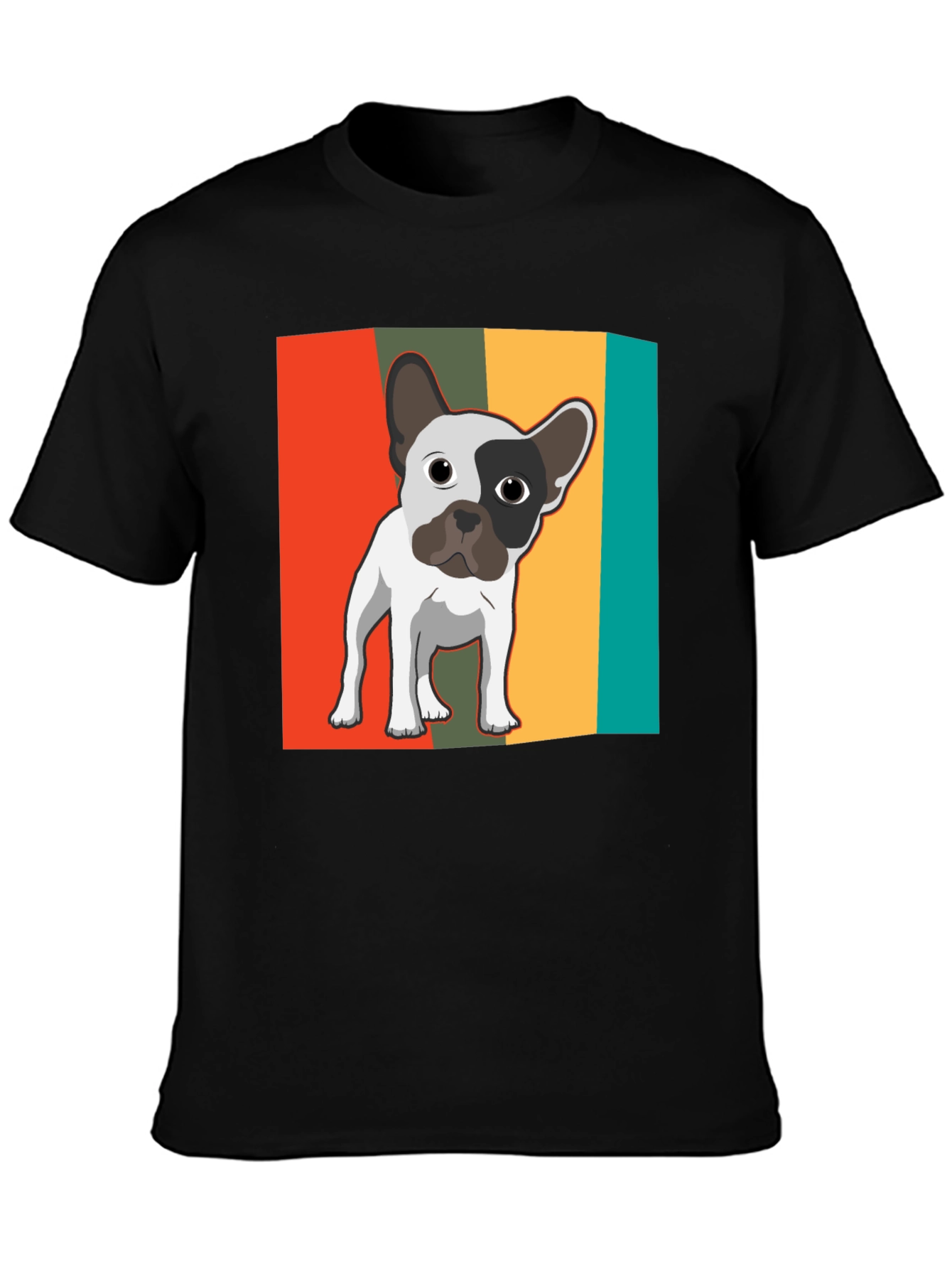 Retro French Bulldog Graphic Tee