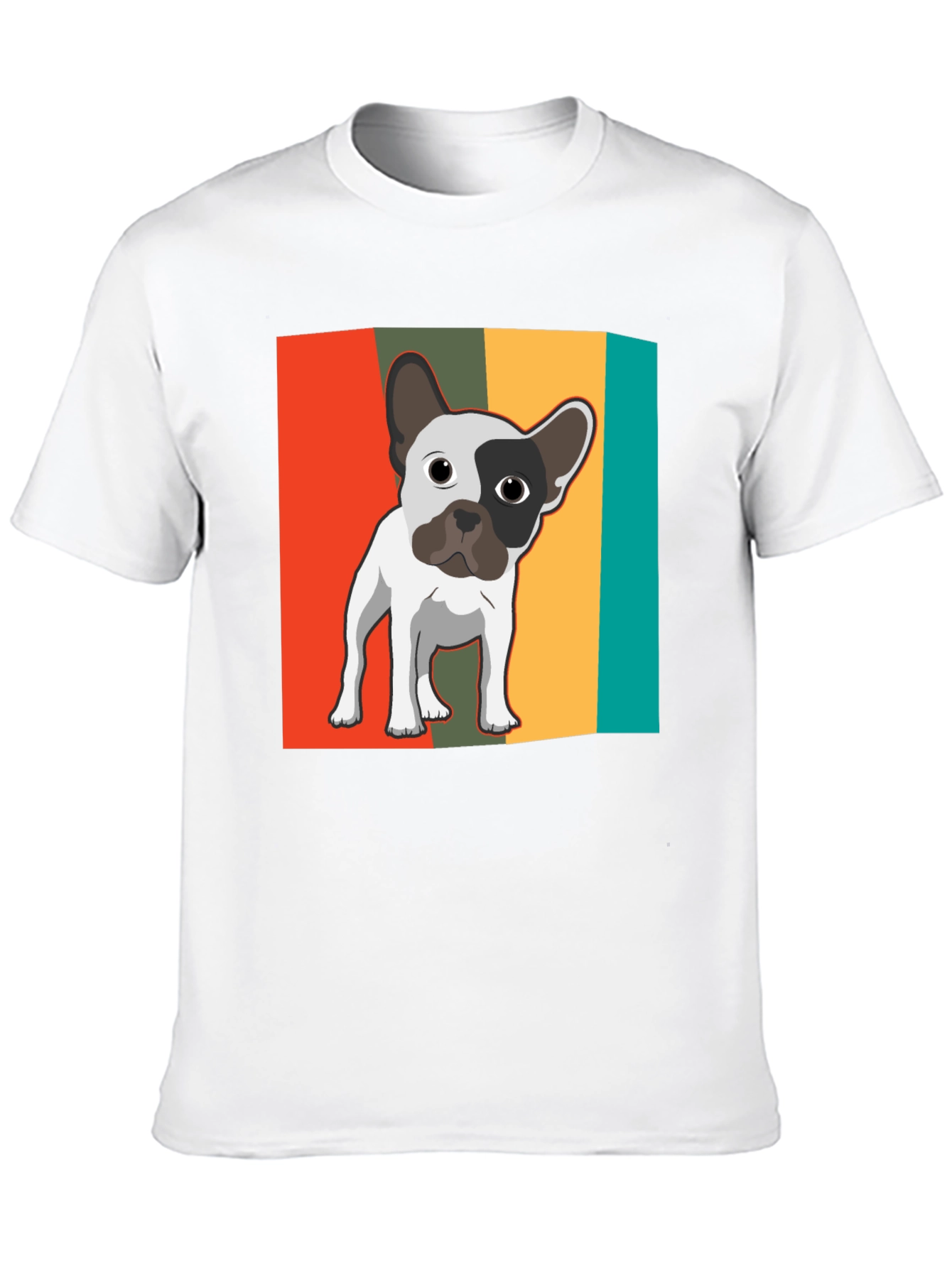 Retro French Bulldog Graphic Tee