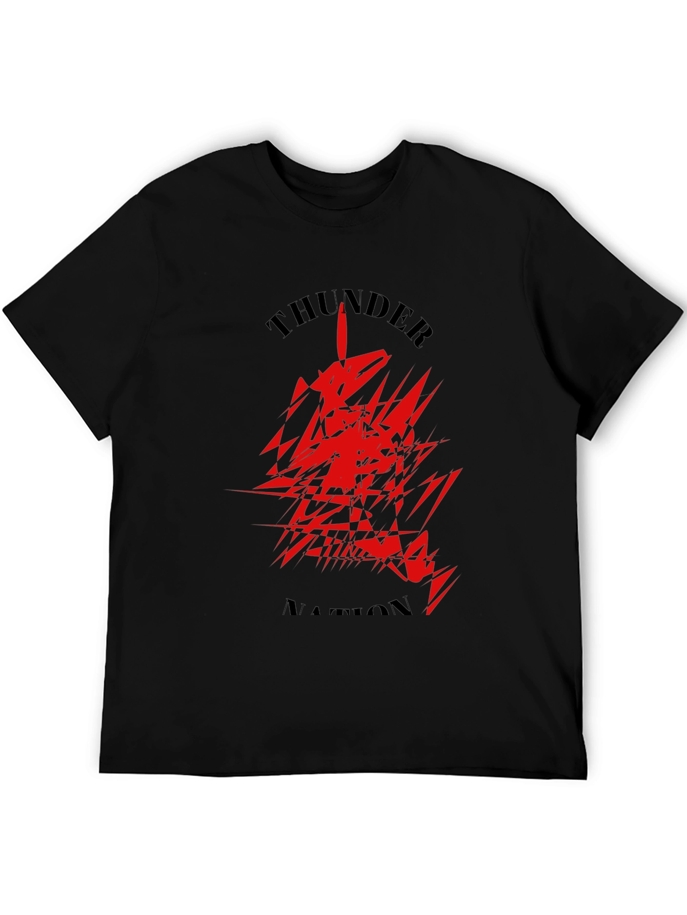 Thunder Nation Black Graphic Tee