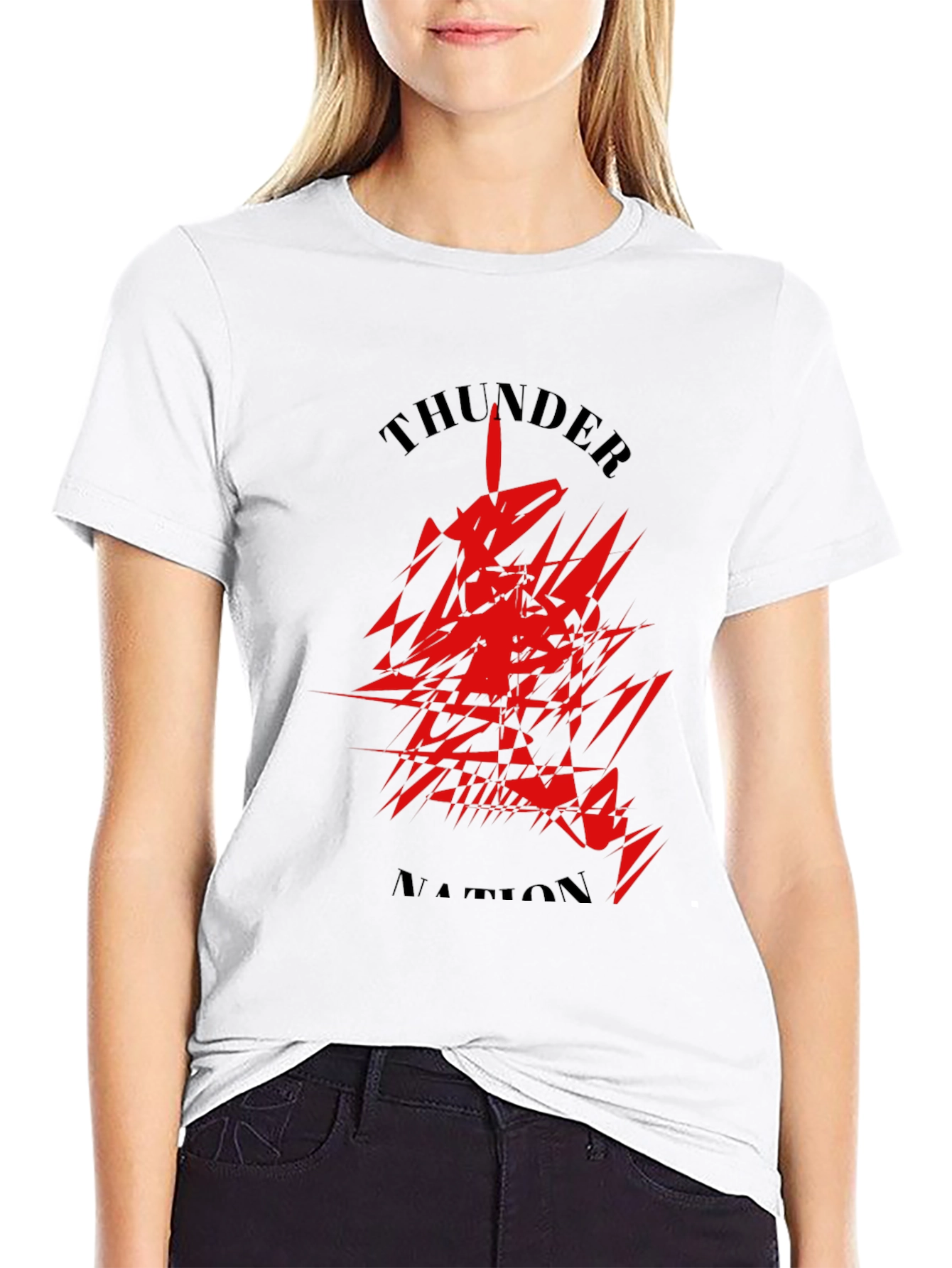 Thunder Nation Black Graphic Tee