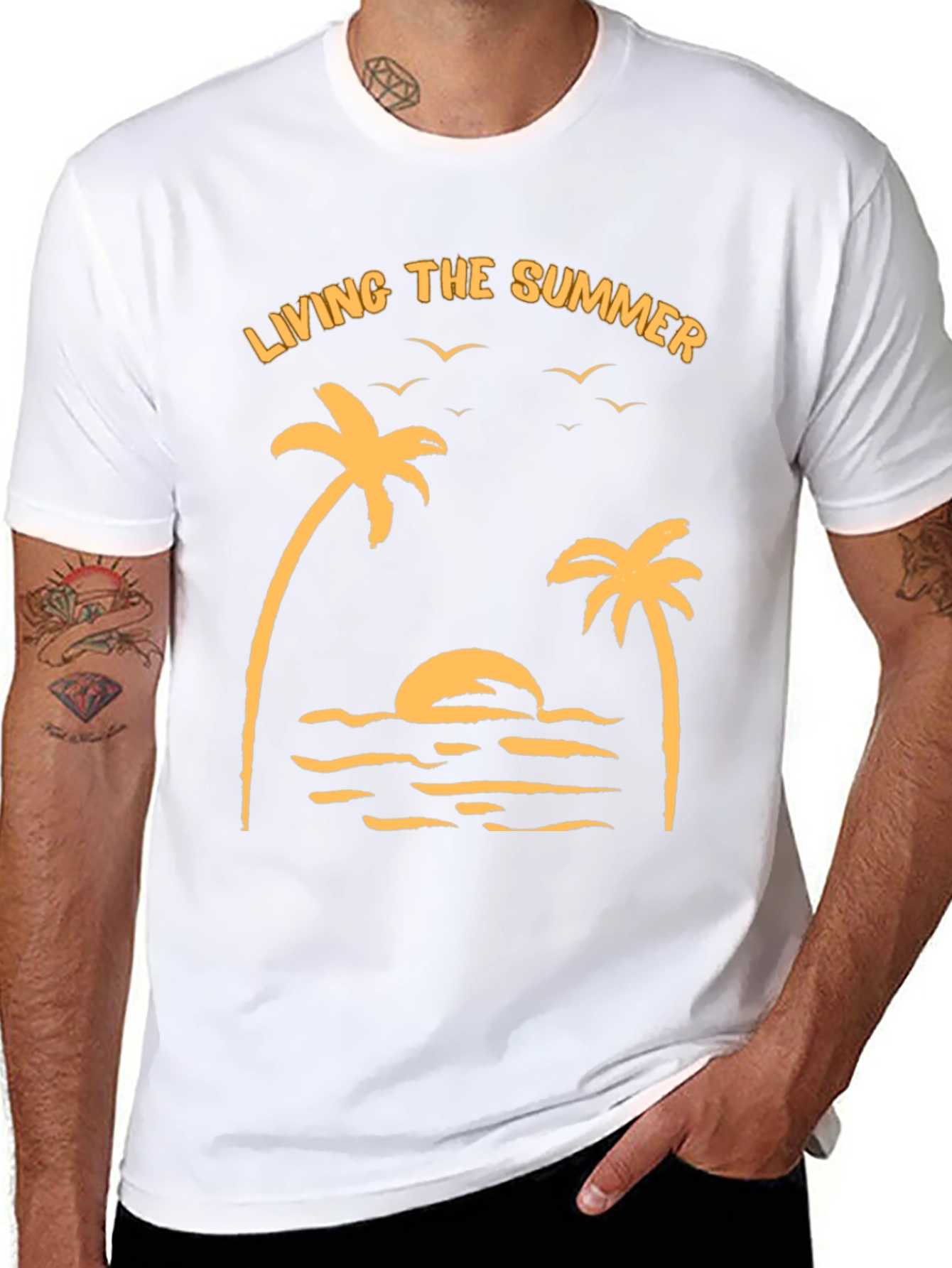 Living The Summer Graphic Tee