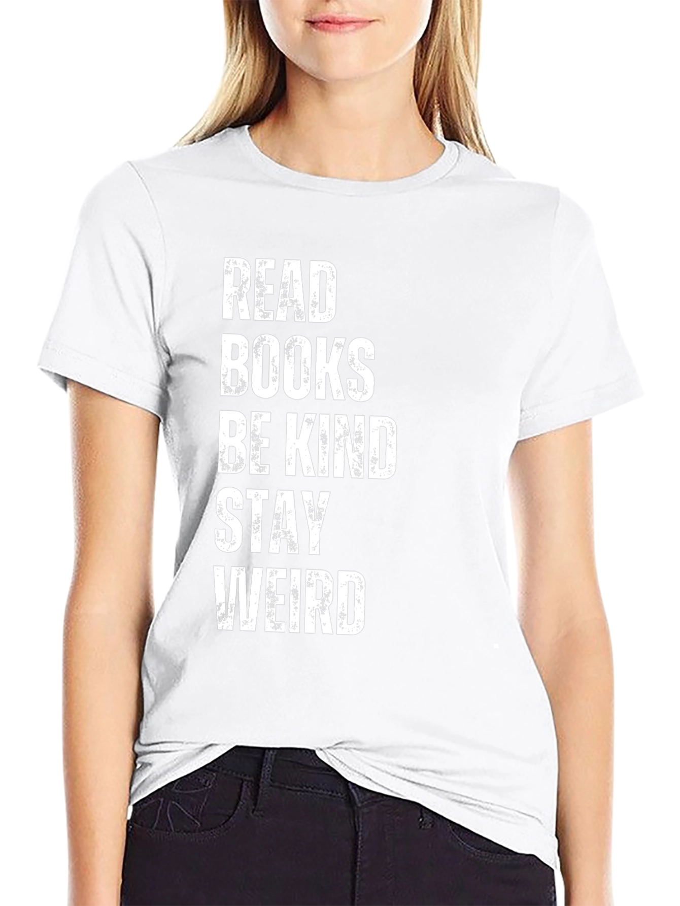 Read Books Be Kind Stay Weird T-Shirt