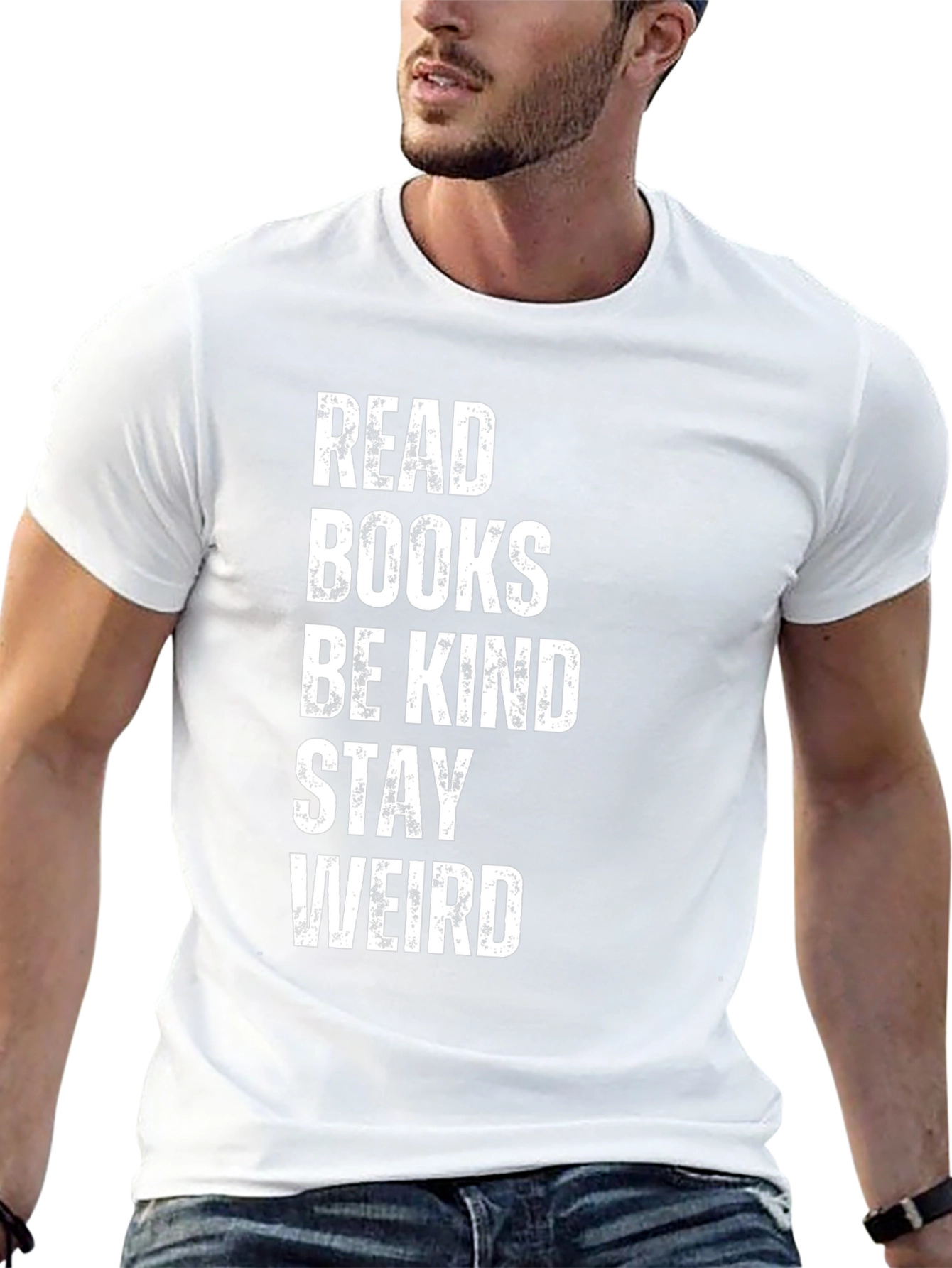 Read Books Be Kind Stay Weird T-Shirt