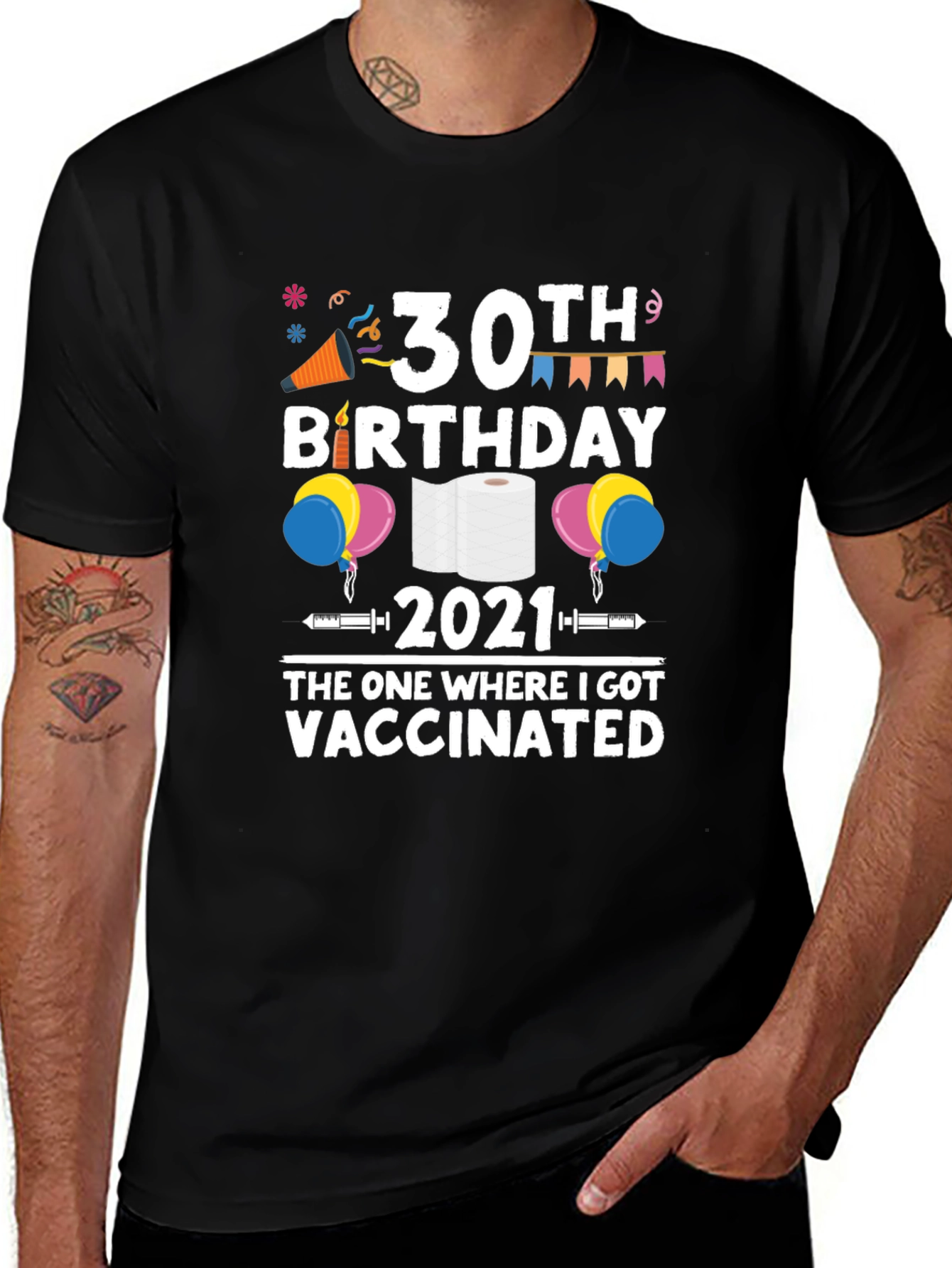 30th Birthday Vaccinated T-Shirt