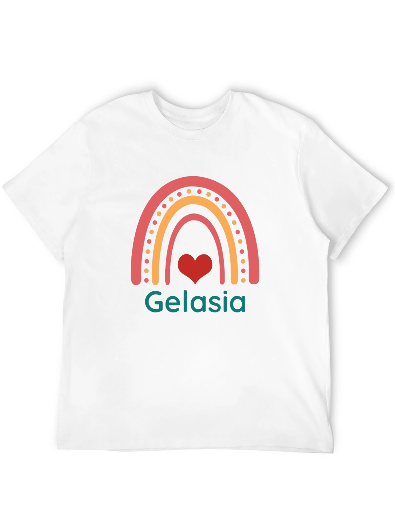 Gelasia Rainbow Heart T-Shirt