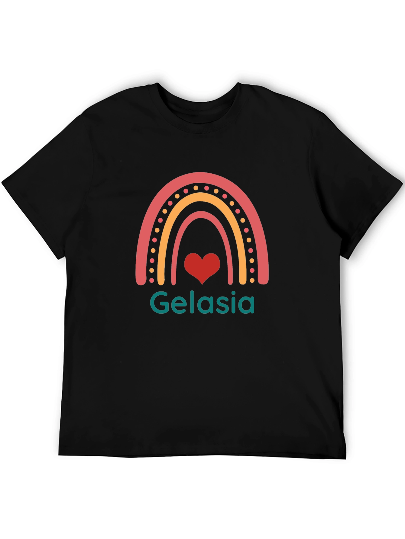 Gelasia Rainbow Heart T-Shirt
