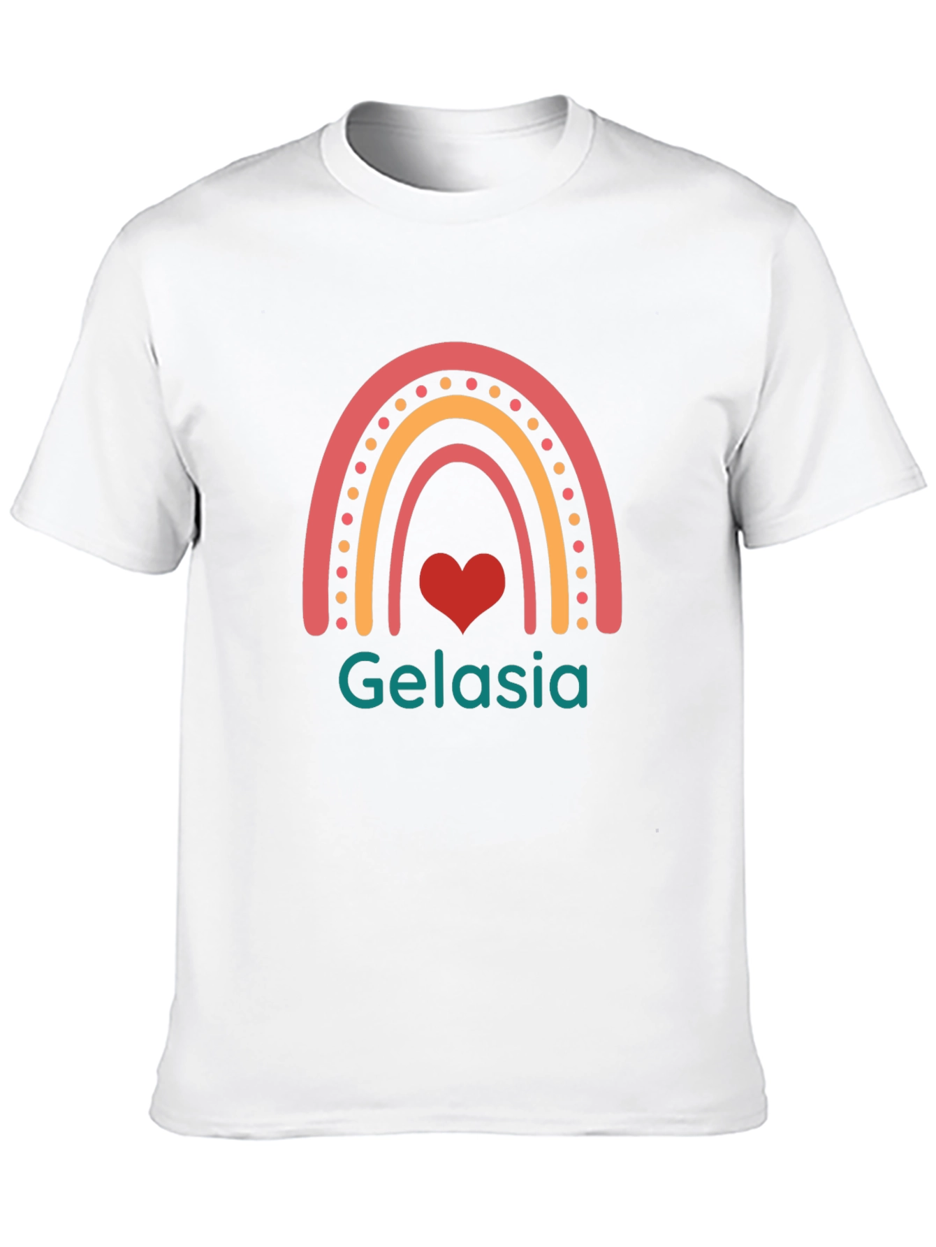 Gelasia Rainbow Heart T-Shirt
