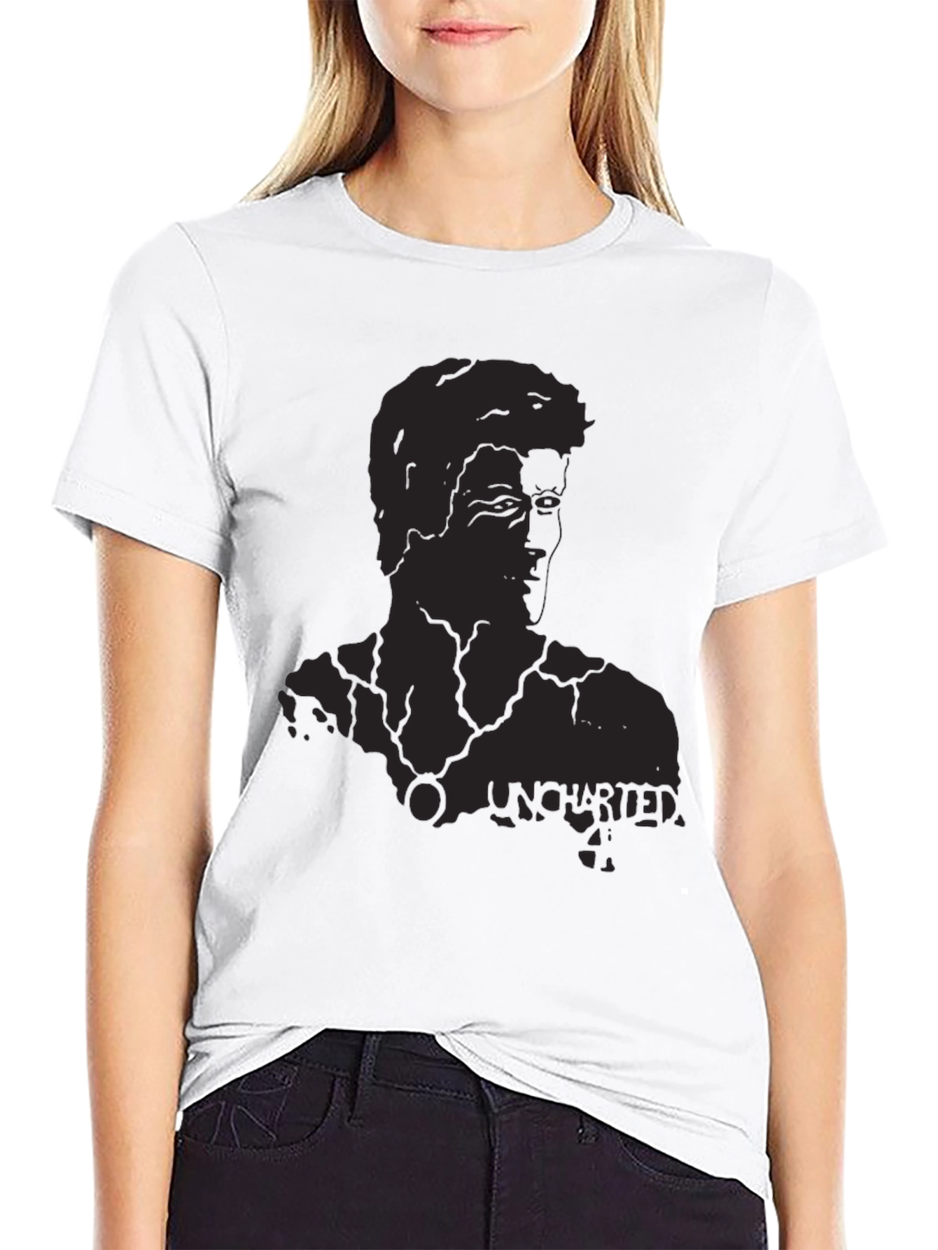 Uncharted Graphic Black T-Shirt