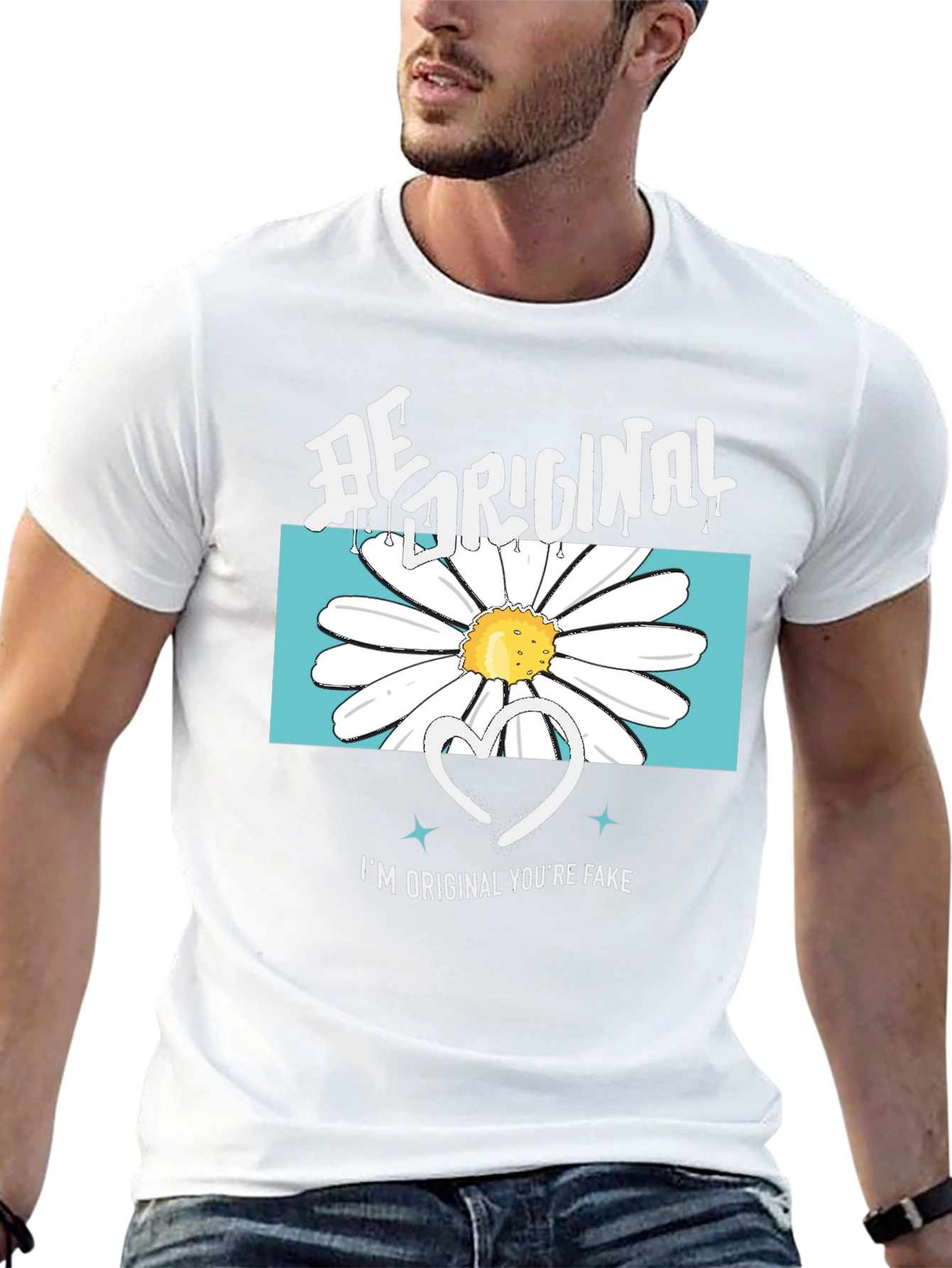 Be Original Graphic T-Shirt - Unique Design