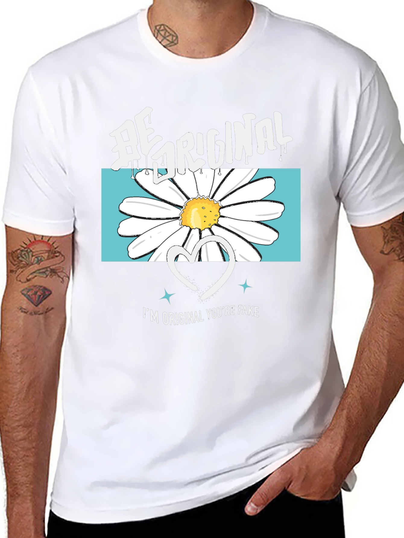 Be Original Graphic T-Shirt - Unique Design