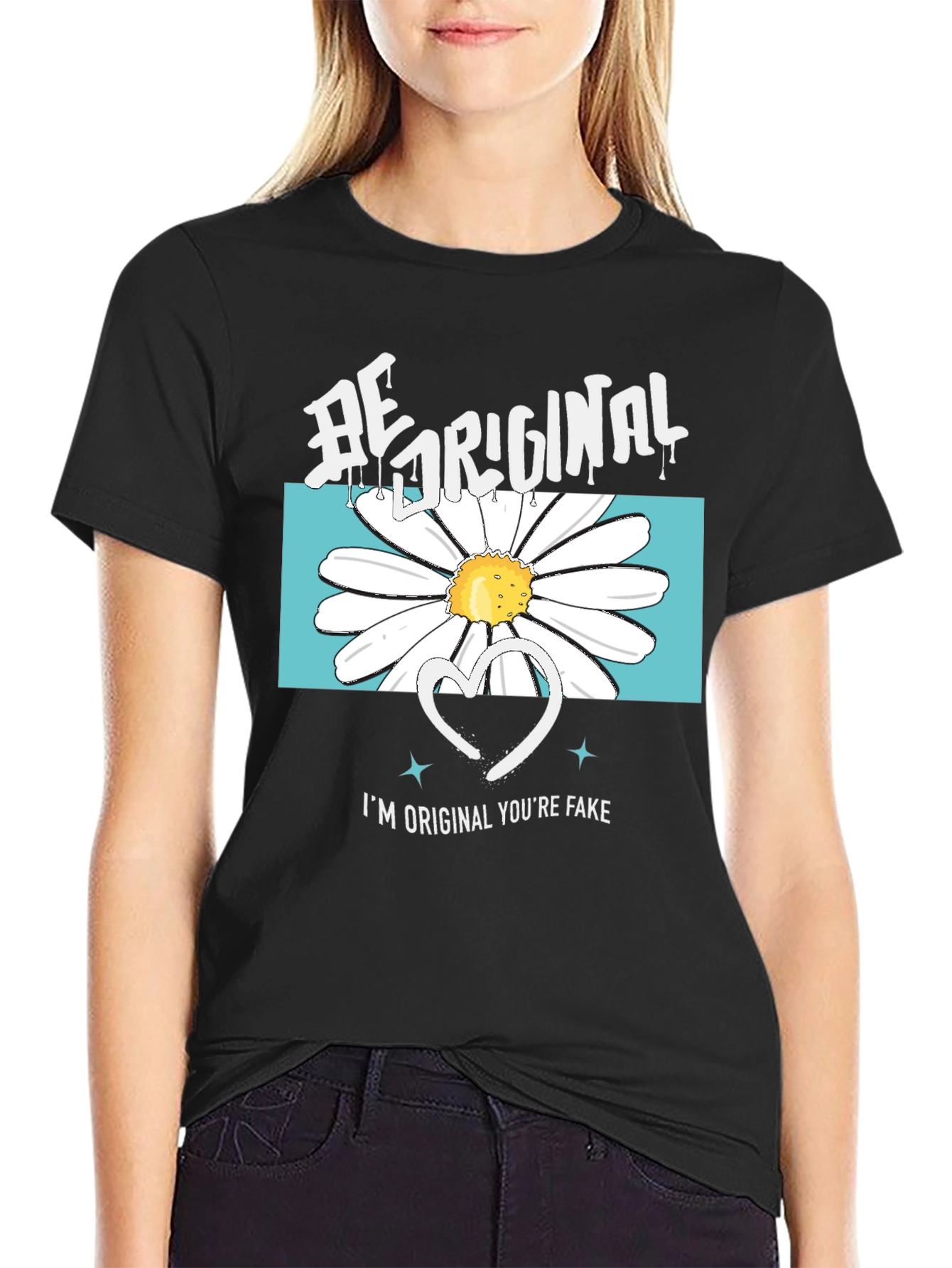 Be Original Graphic T-Shirt - Unique Design