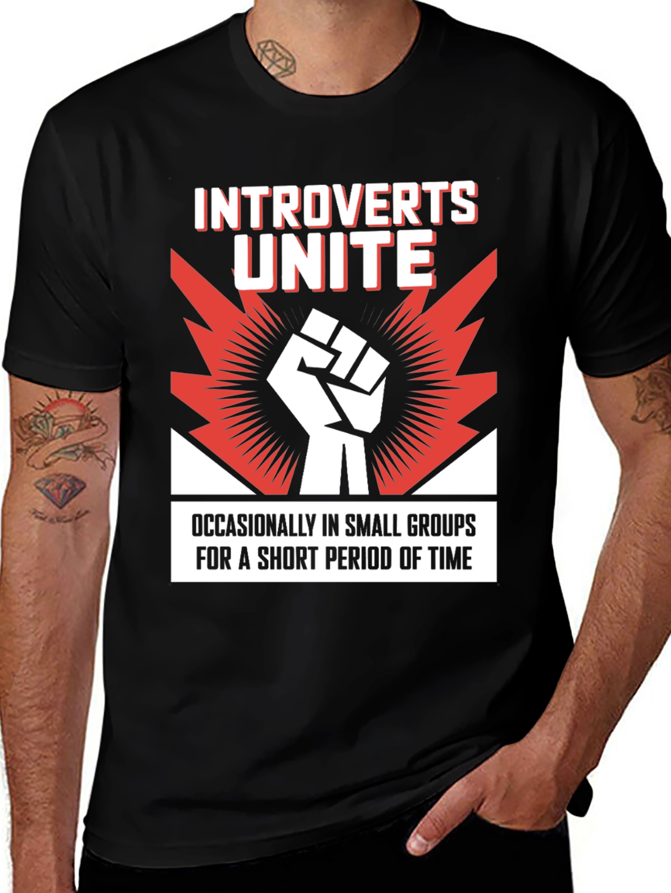 Introverts Unite Graphic T-Shirt