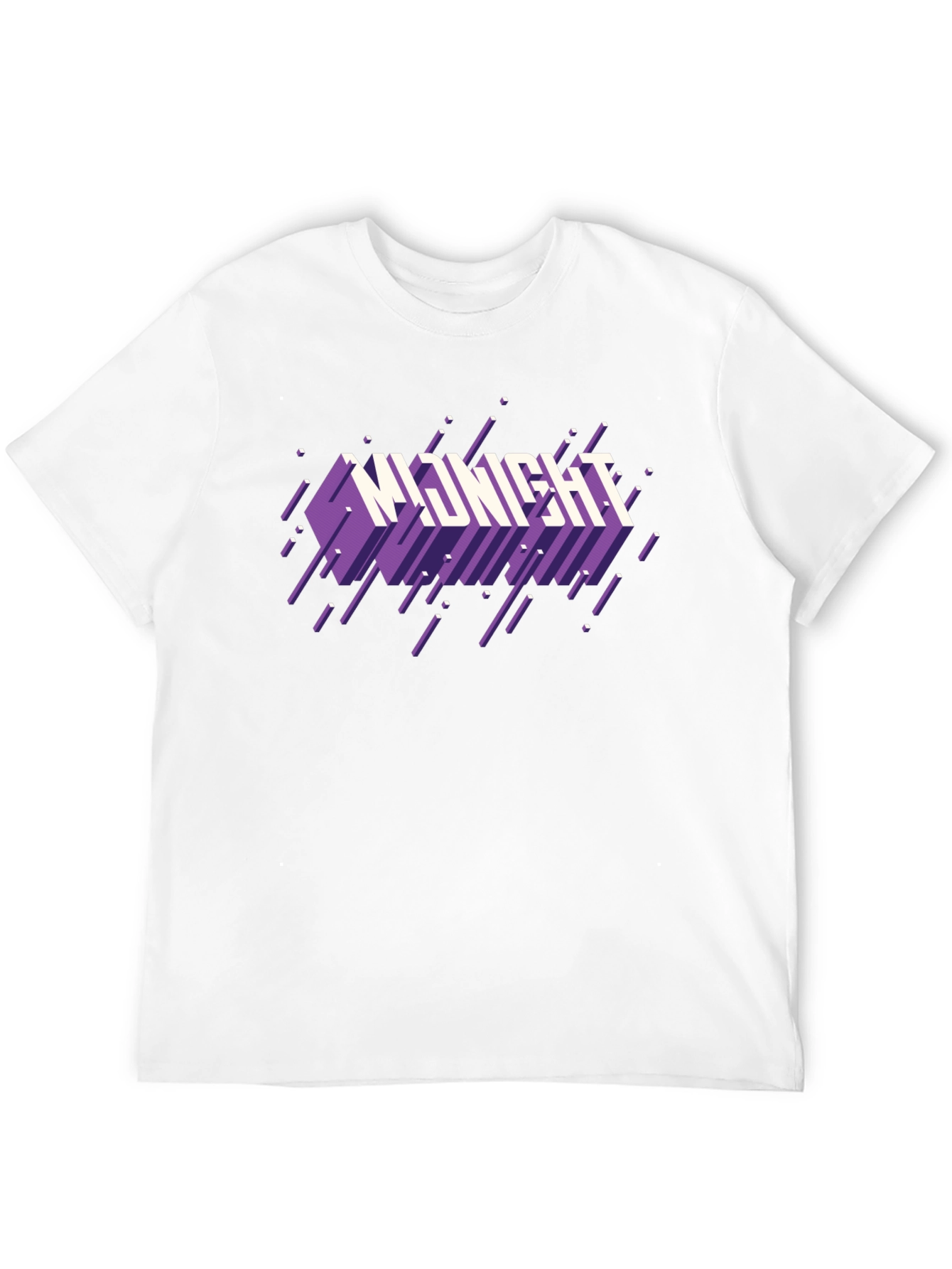 Midnight Graphic Print Black T-Shirt