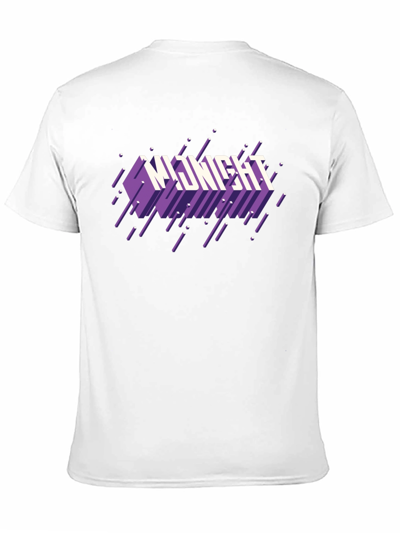Midnight Graphic Print Black T-Shirt