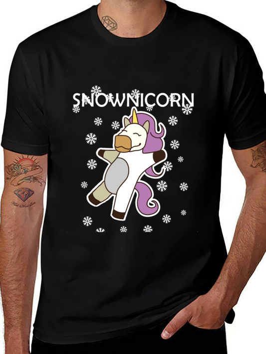 Snow-nicorn T-Shirt - Winter Unicorn Tee