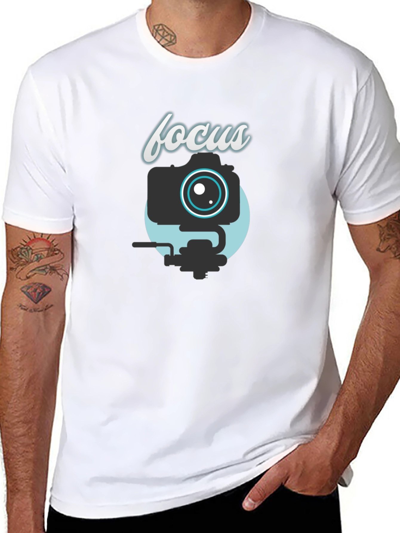Focus Camera Graphic T-Shirt - Photographer Apparel