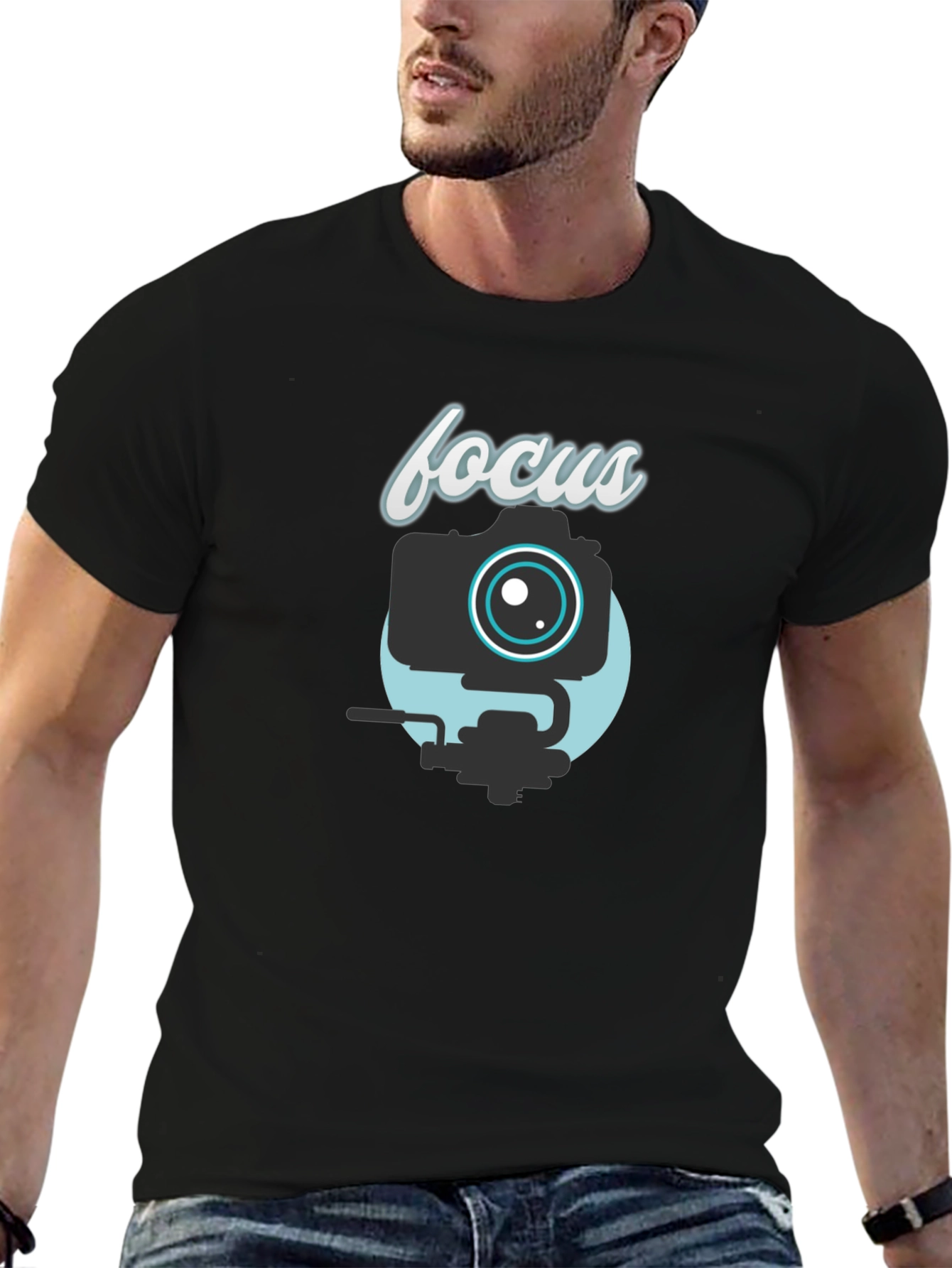 Focus Camera Graphic T-Shirt - Photographer Apparel