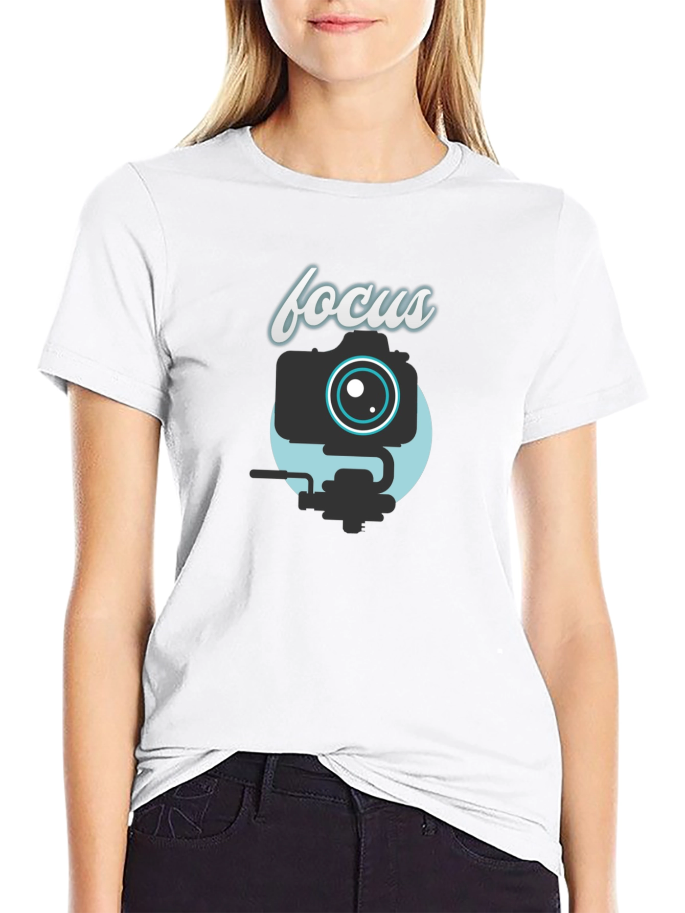 Focus Camera Graphic T-Shirt - Photographer Apparel