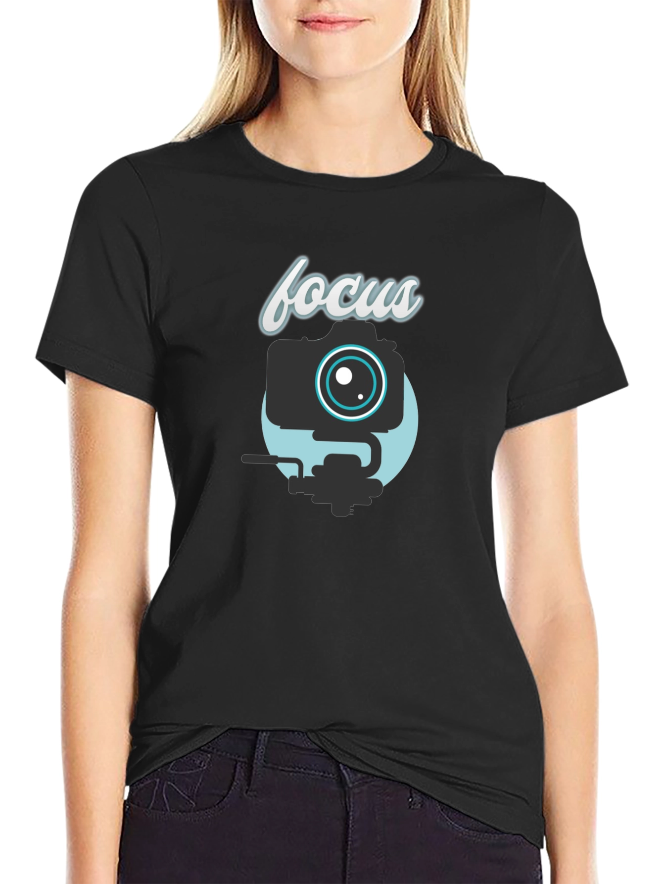 Focus Camera Graphic T-Shirt - Photographer Apparel