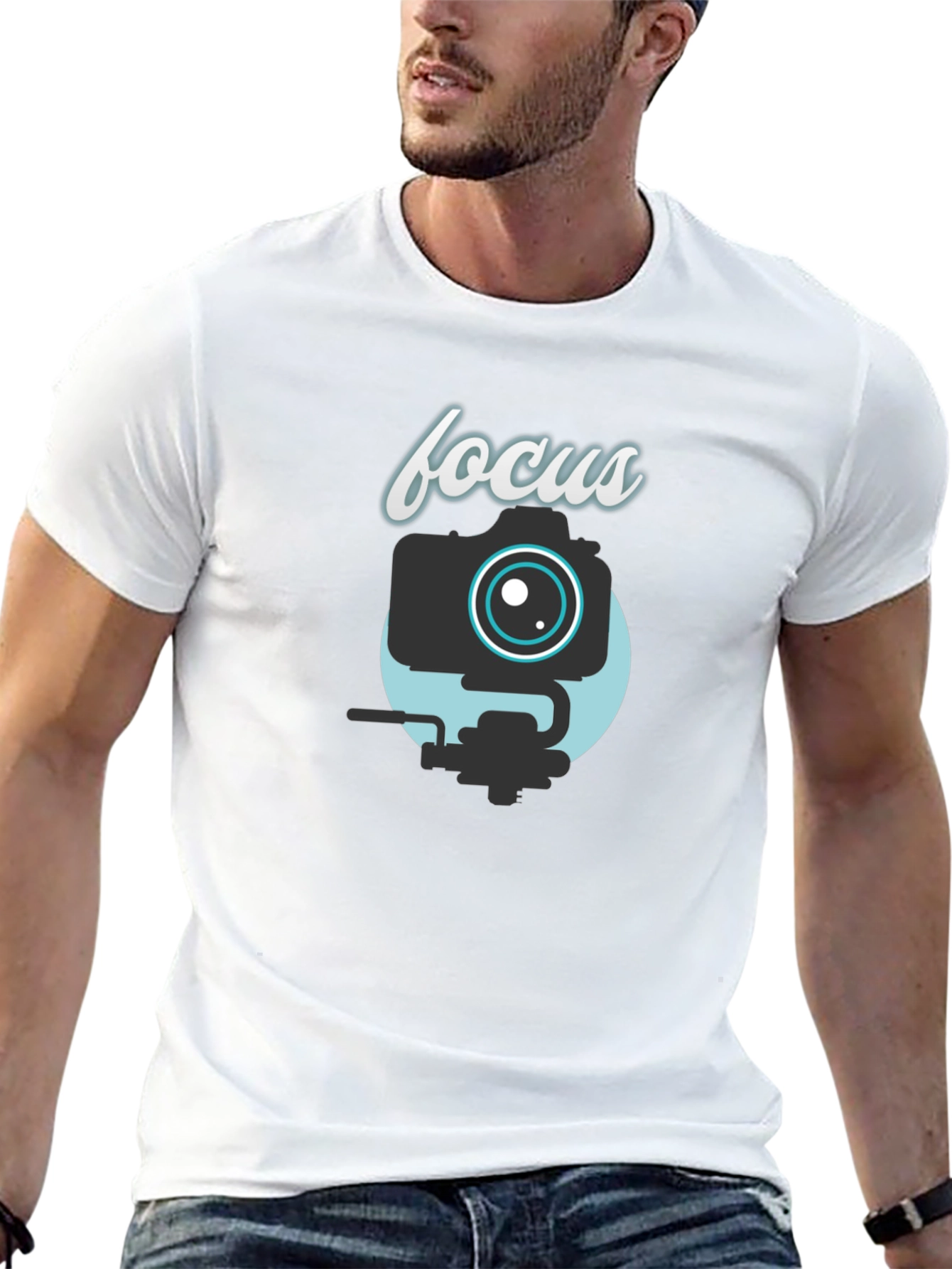 Focus Camera Graphic T-Shirt - Photographer Apparel