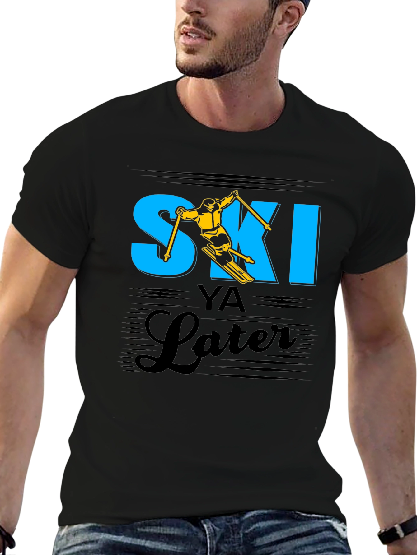 Ski Ya Later T-Shirt - Funny Skiing Tee
